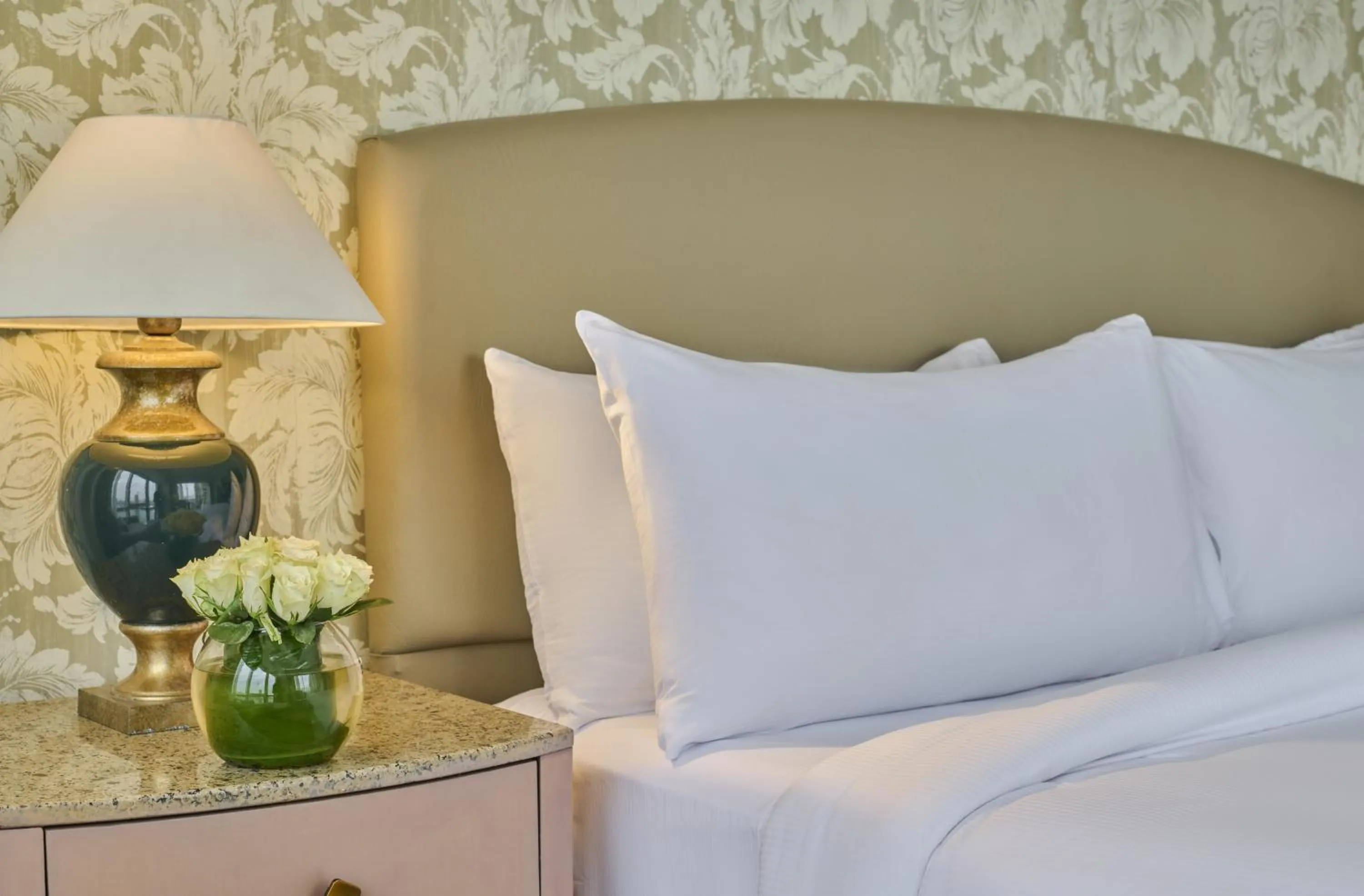 Bed in Hilton Cairo Grand Nile