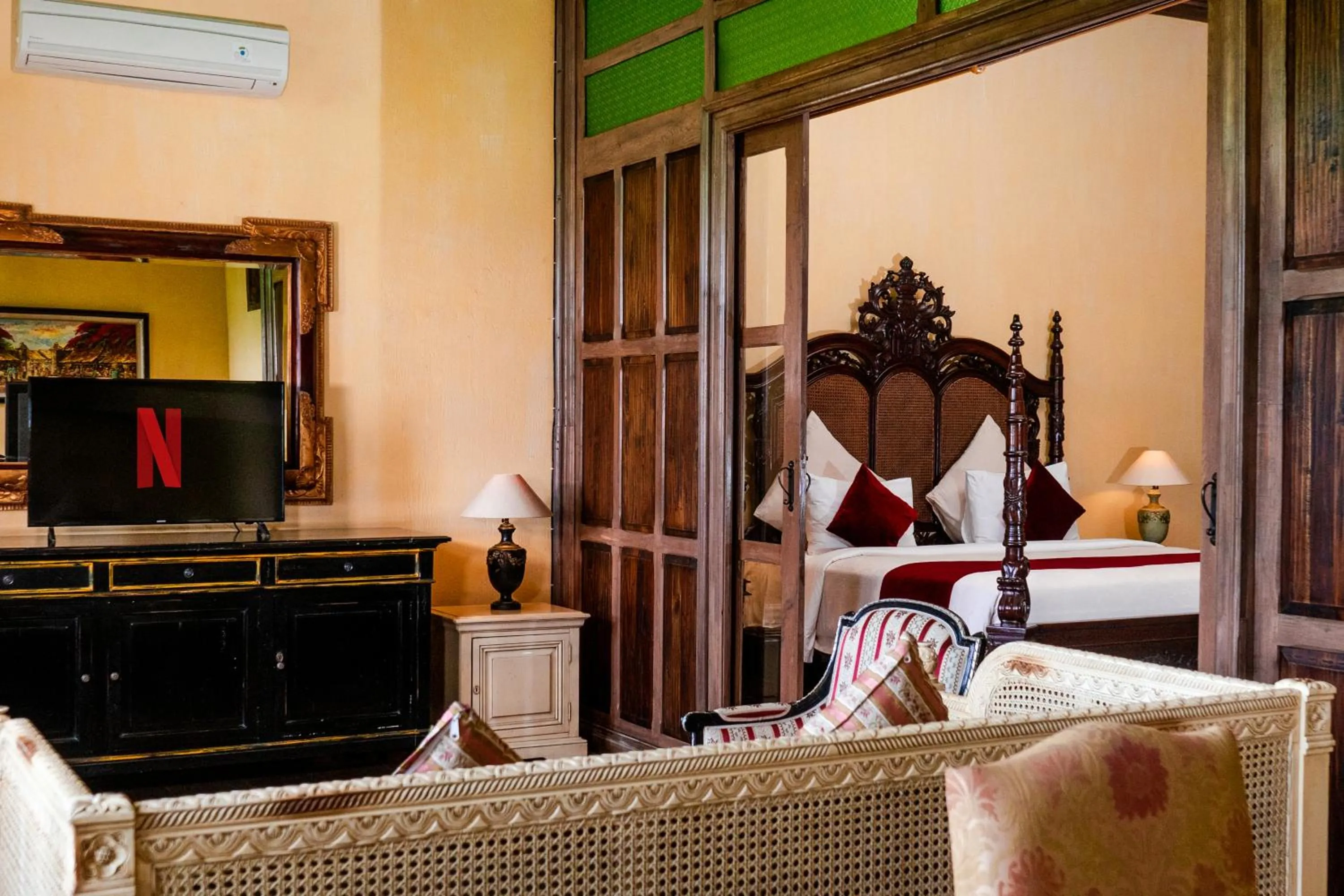 Bed in Kayu Arum Resort