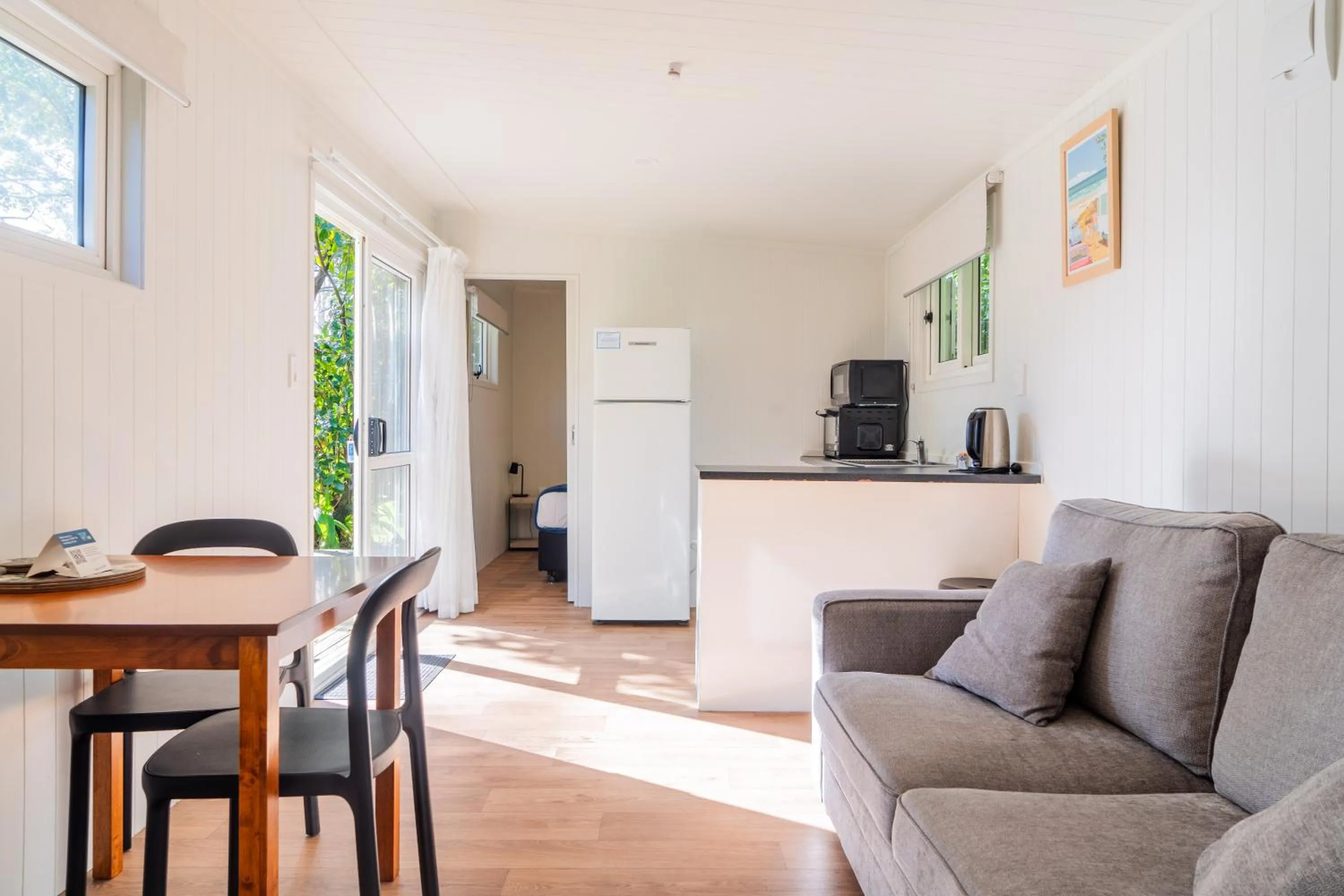 Kitchen or kitchenette in Ahipara TOP 10 Holiday Park