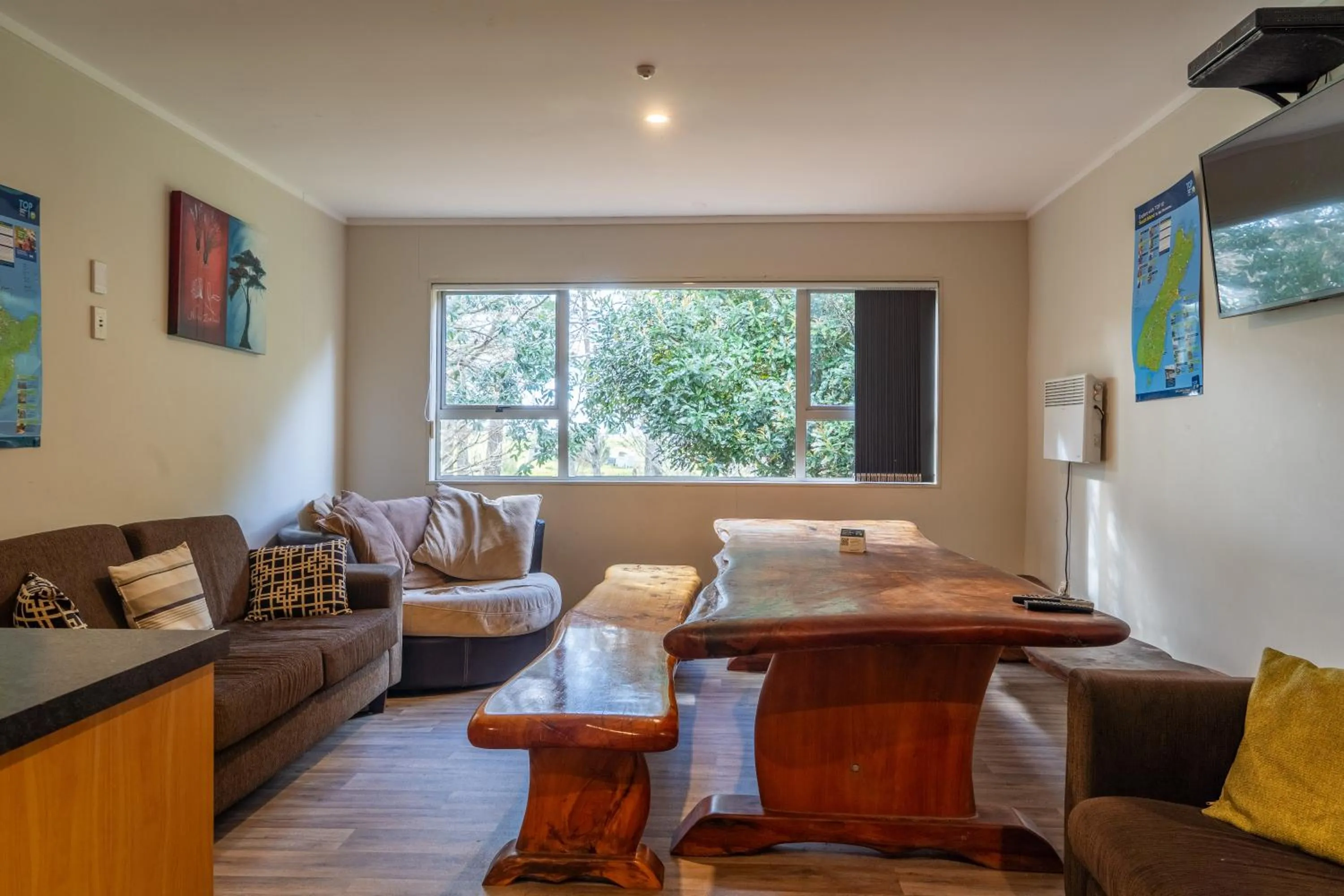 Communal lounge/ TV room in Ahipara TOP 10 Holiday Park