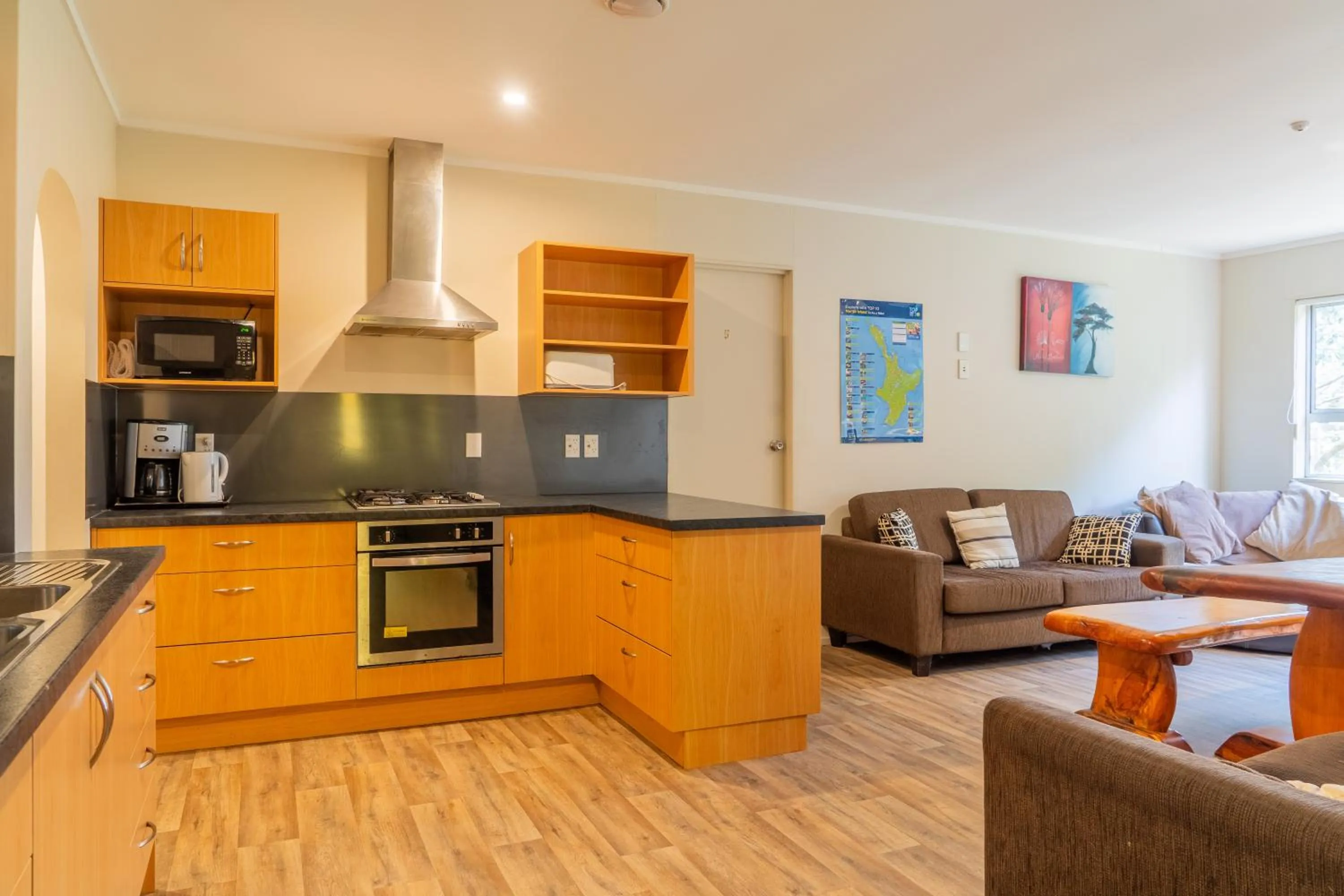 Communal kitchen in Ahipara TOP 10 Holiday Park