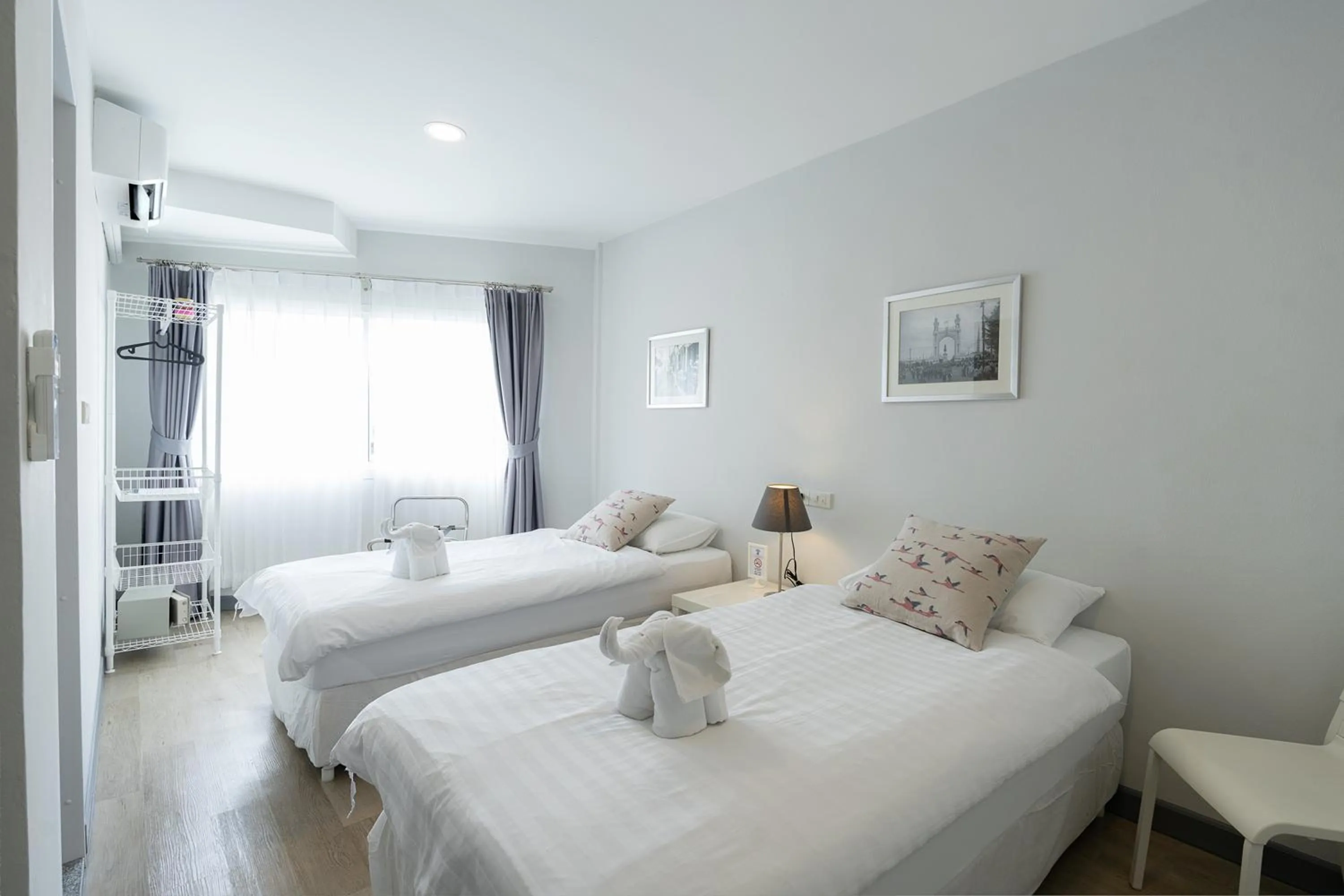 Bed in Ratchadamnoen Residence