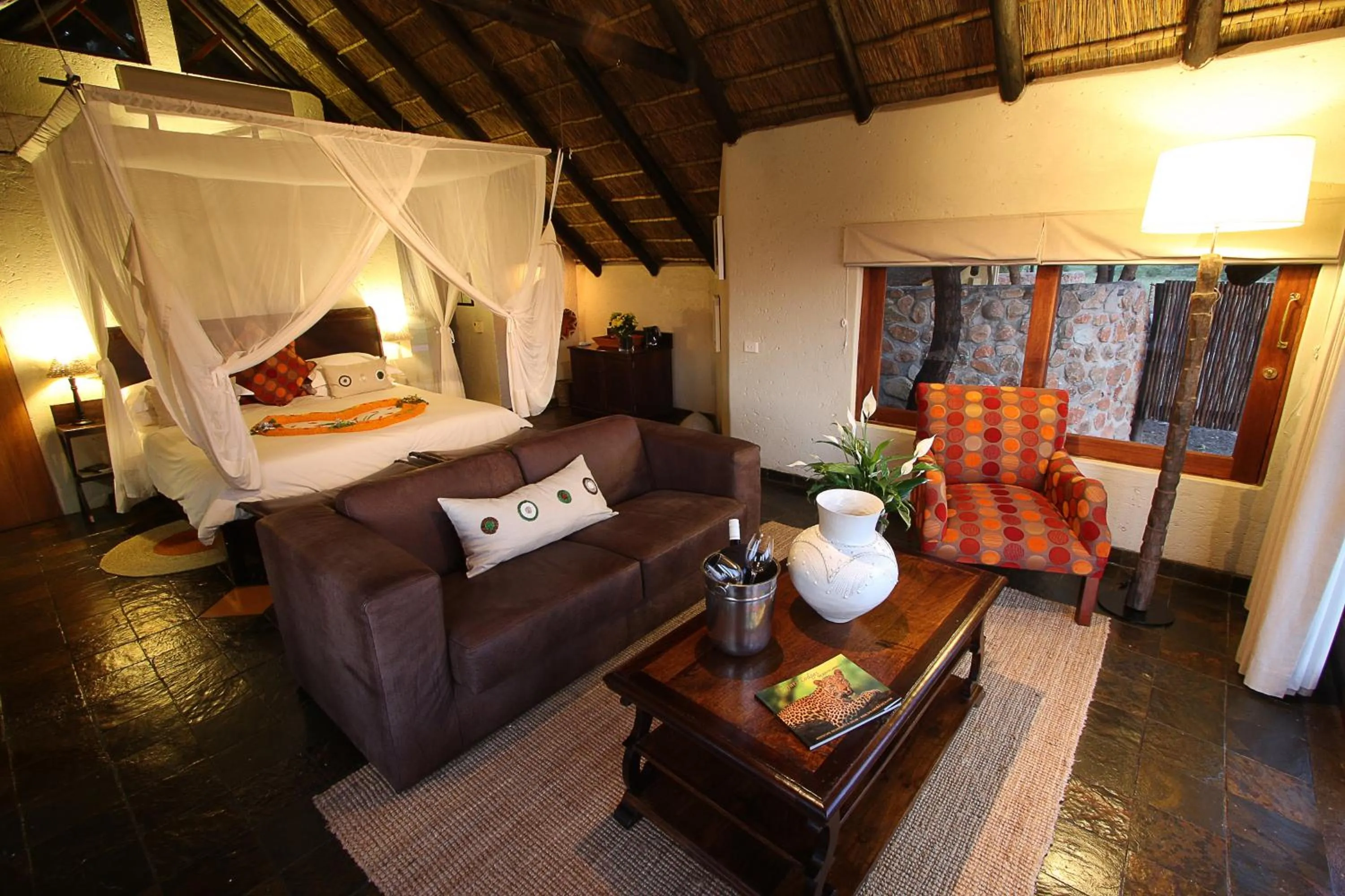 Bedroom in Tau Game Lodge