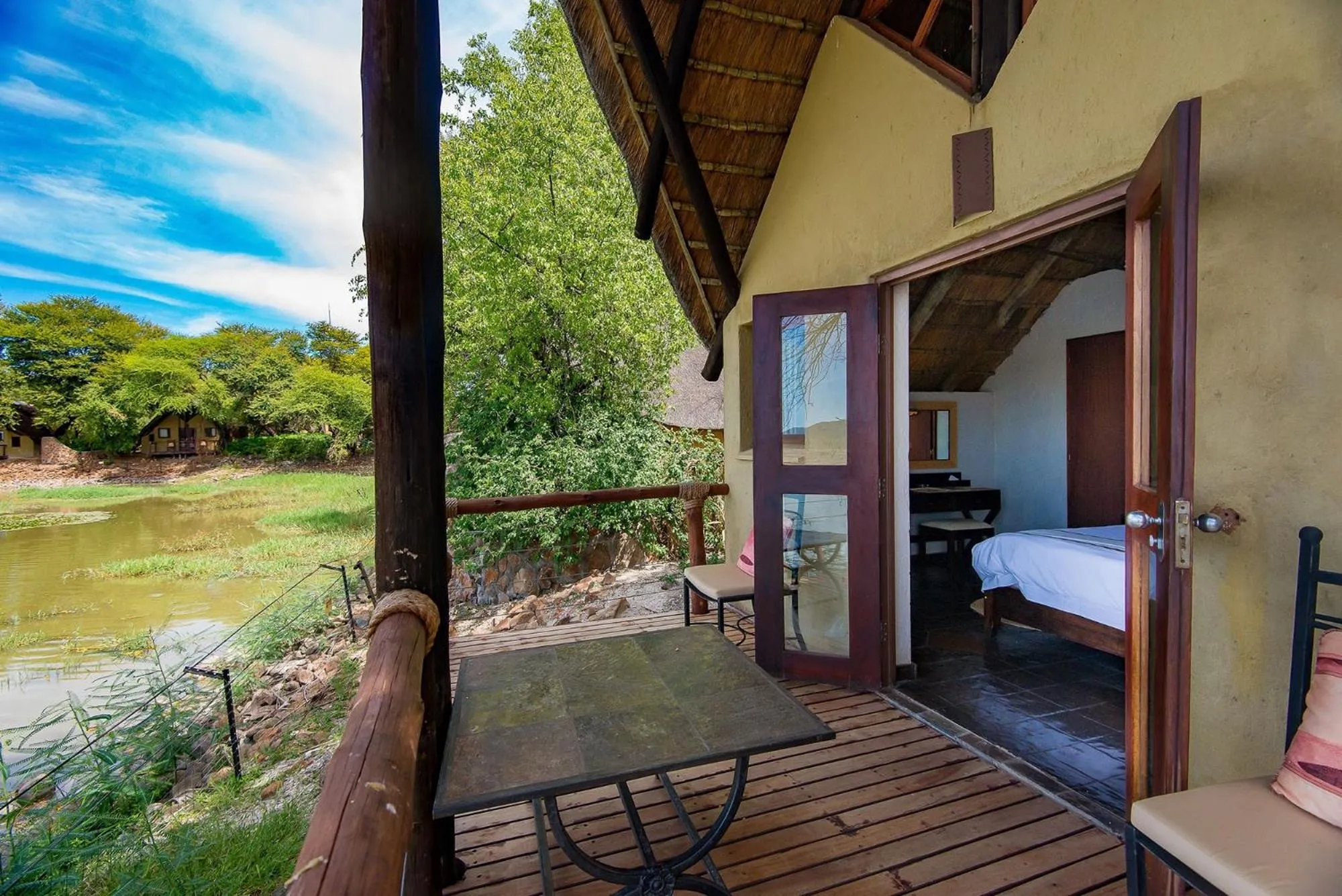 Balcony/Terrace in Tau Game Lodge