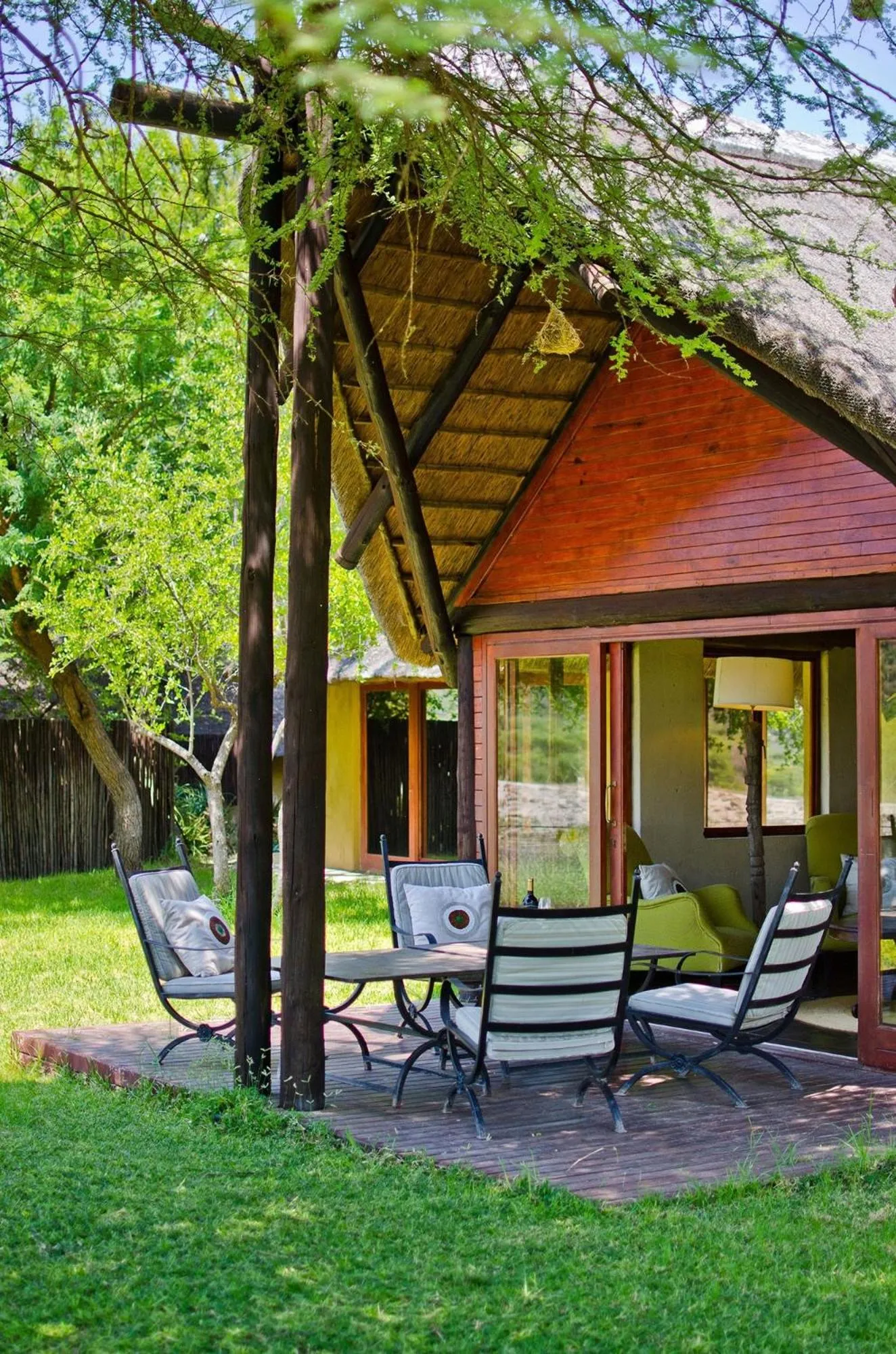 Patio in Tau Game Lodge