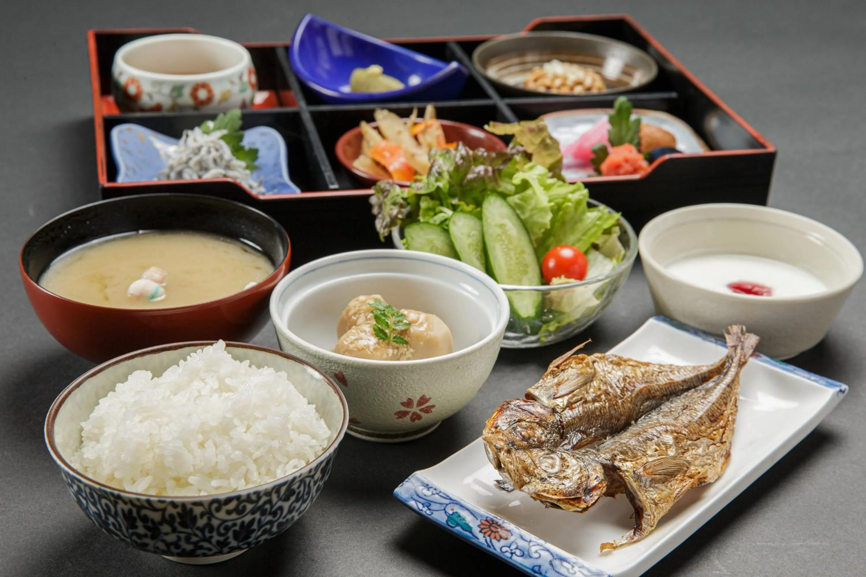 Breakfast in Kinokuniya Ryokan