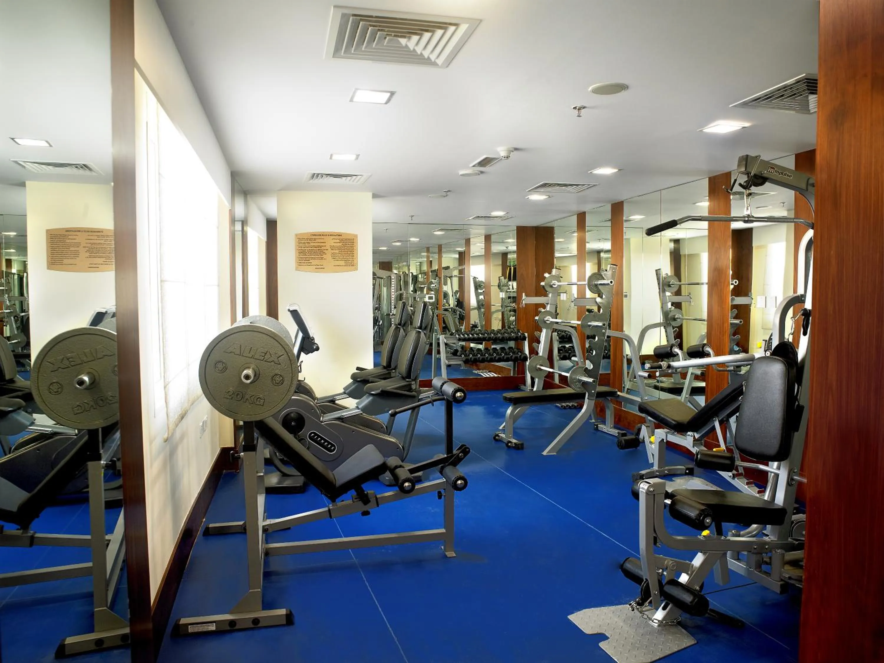 Fitness centre/facilities in Landmark Grand Hotel