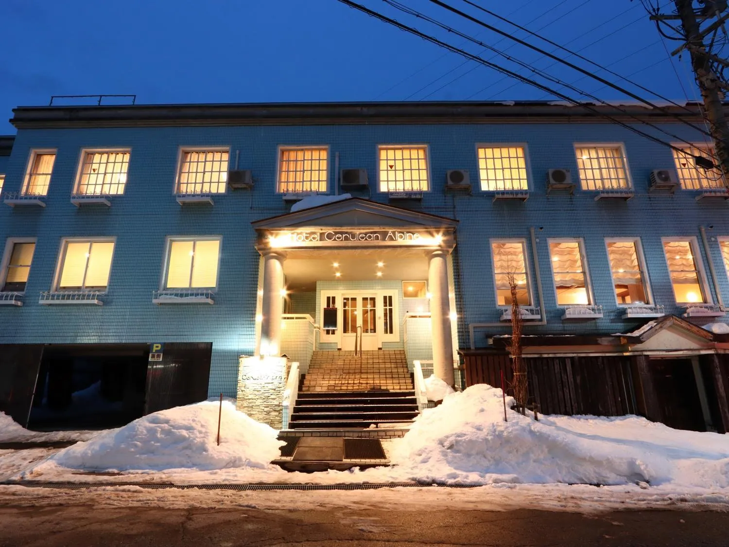 Property building in Hotel Cerulean Alpine