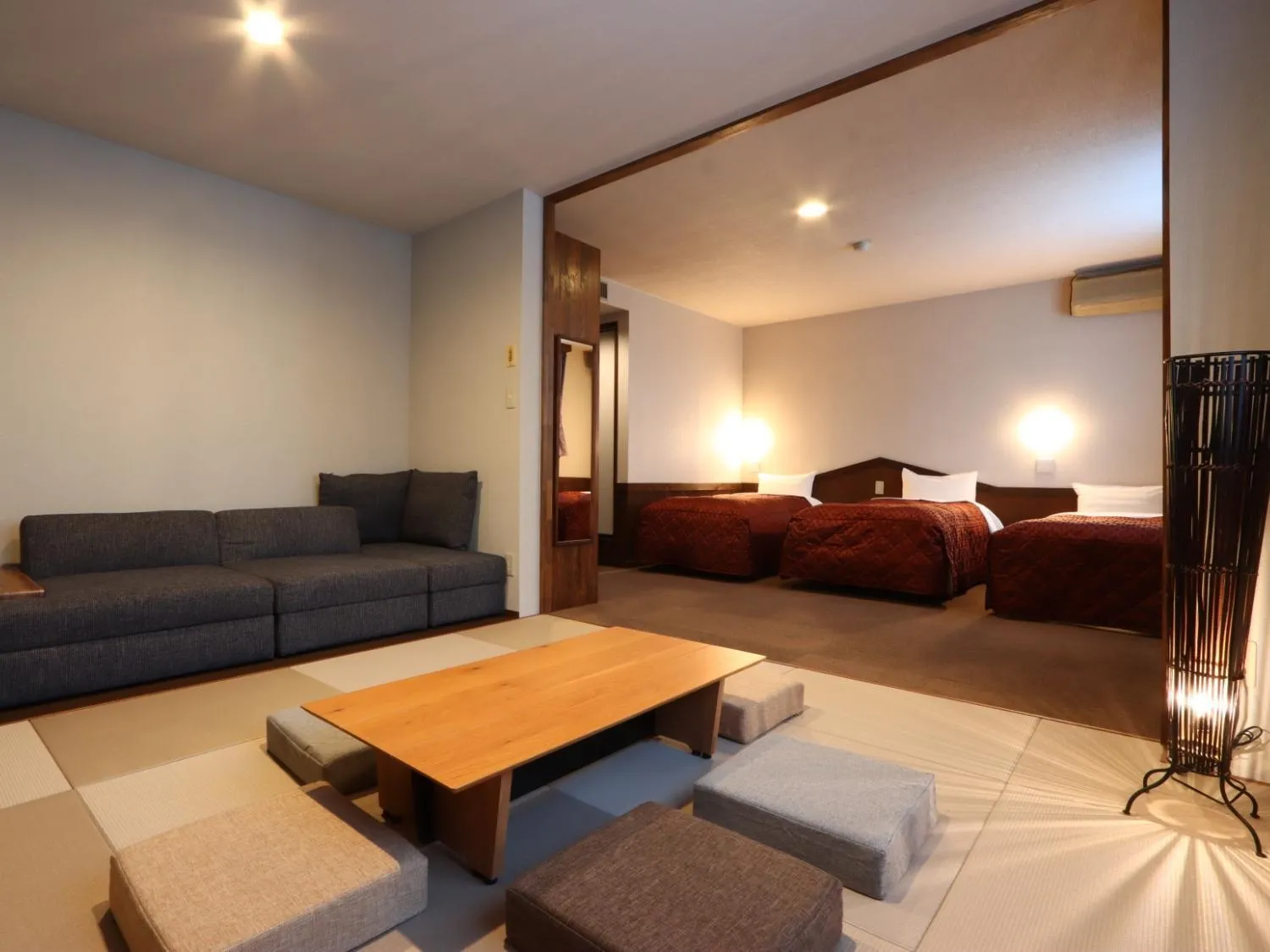 Room with Tatami Area and Private Bathroom in Hotel Cerulean Alpine