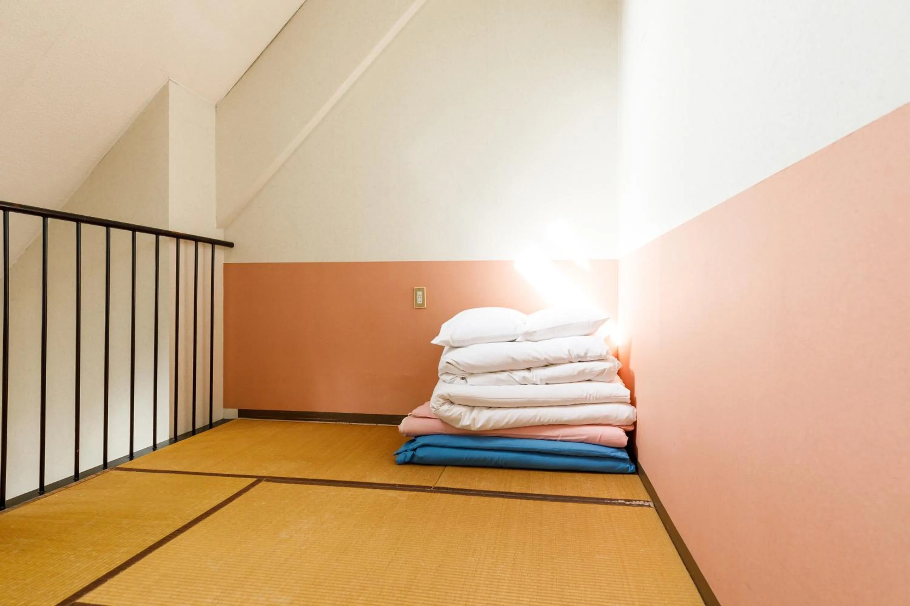 Bed in ホテルにれの樹