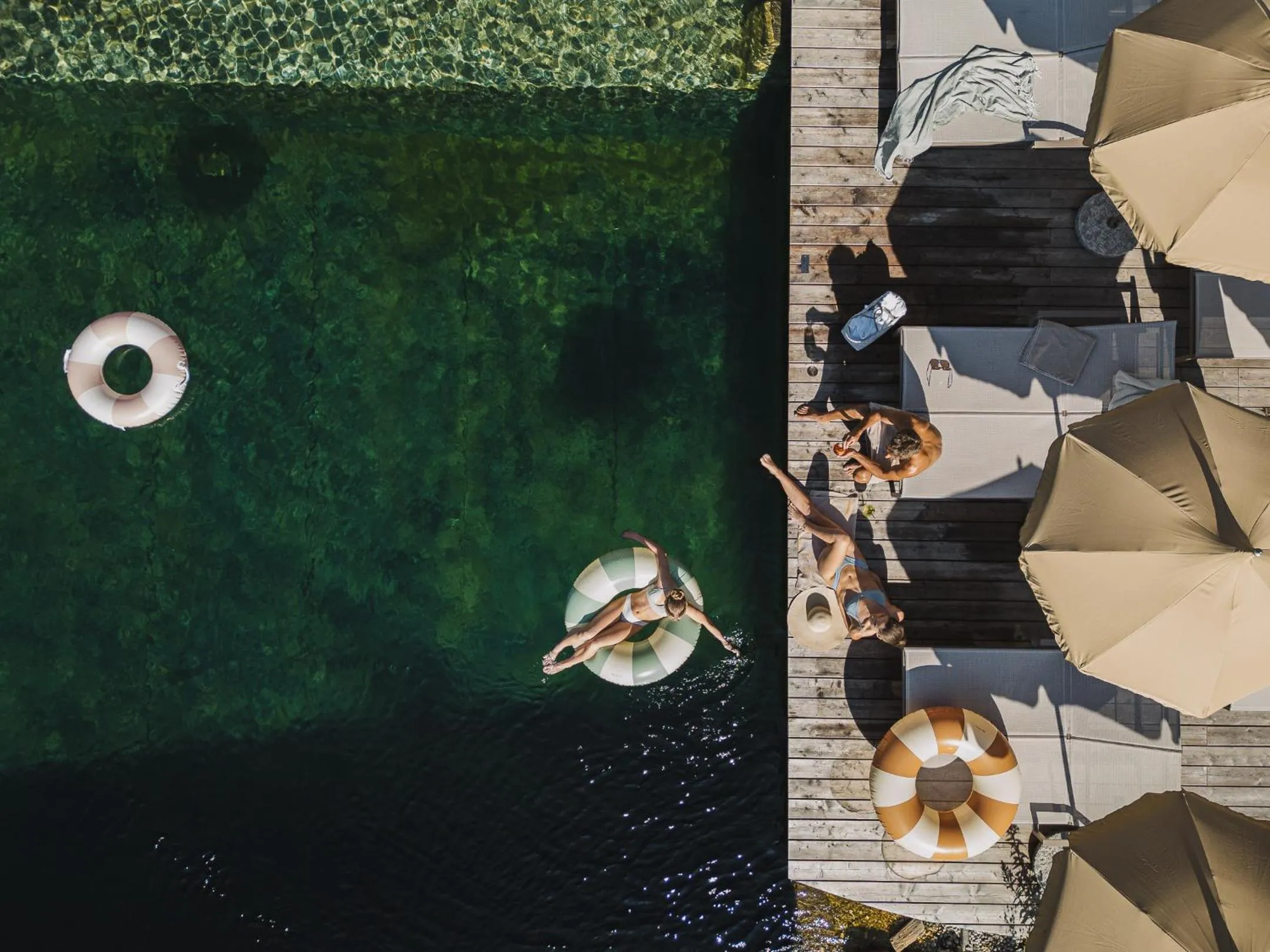 Open Air Bath in Hotel Nesslerhof