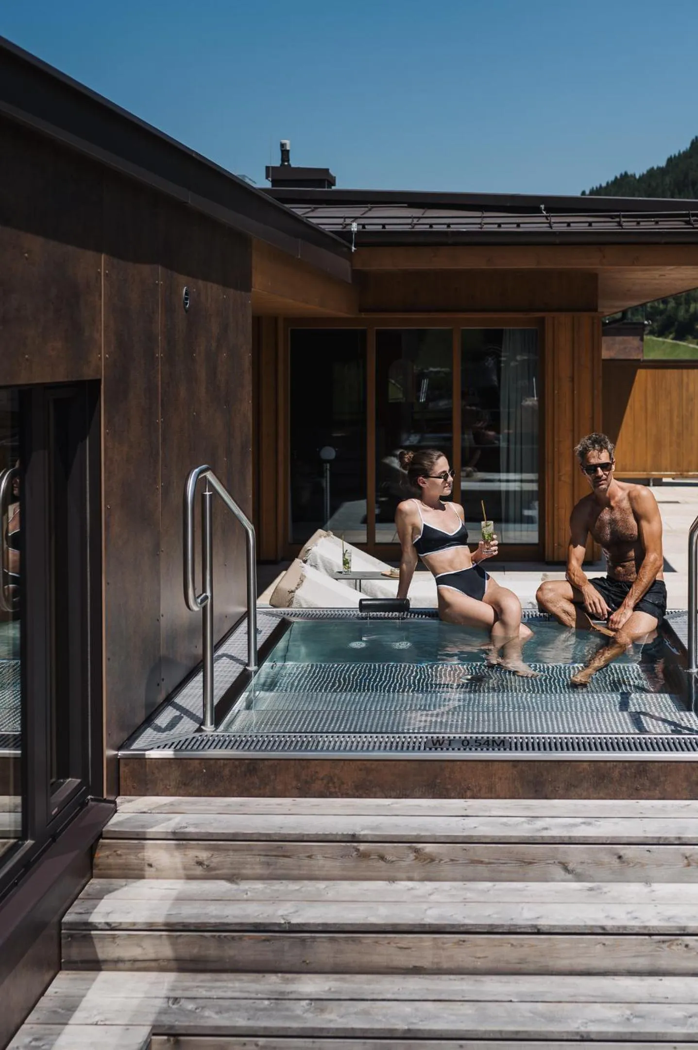 Hot Tub in Hotel Nesslerhof