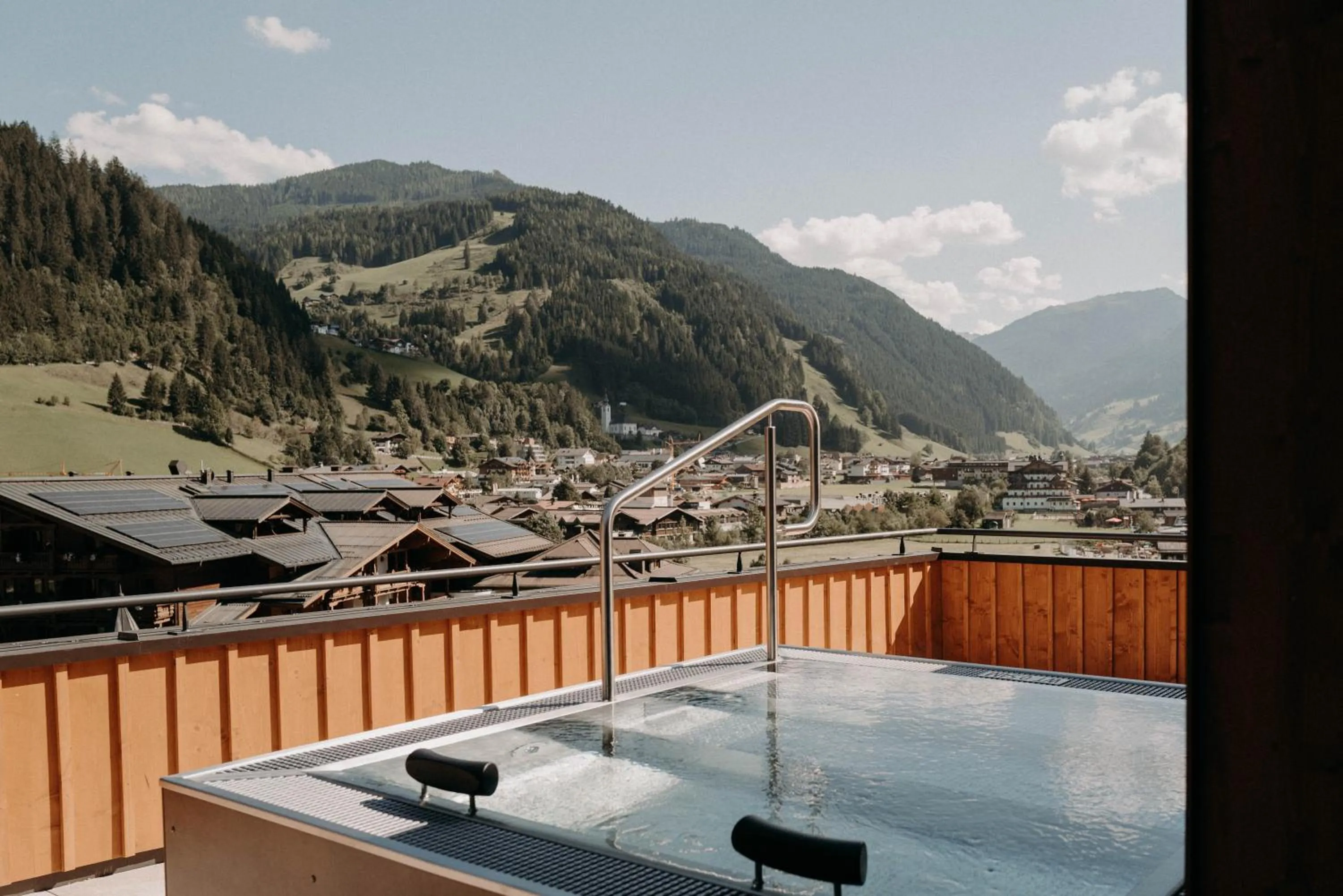 Hot Tub in Hotel Nesslerhof