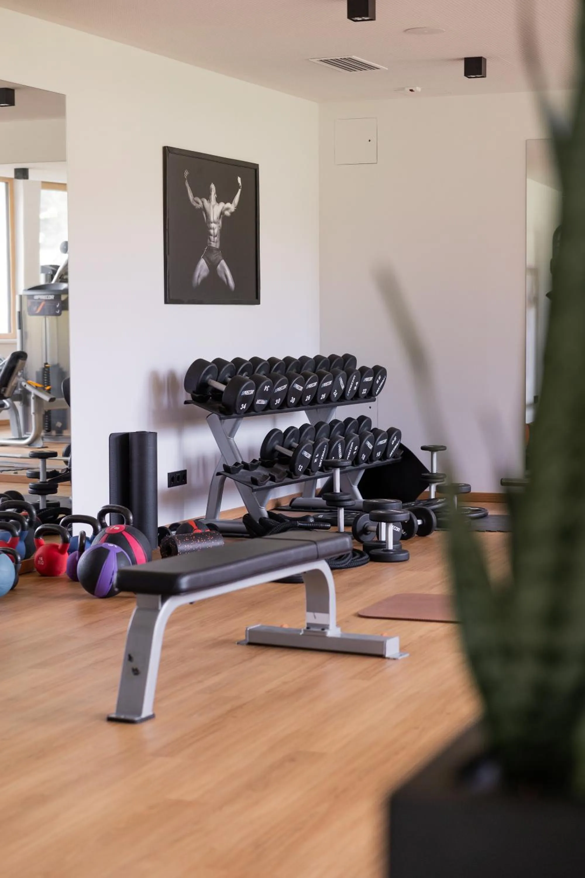 Fitness centre/facilities in Hotel Nesslerhof