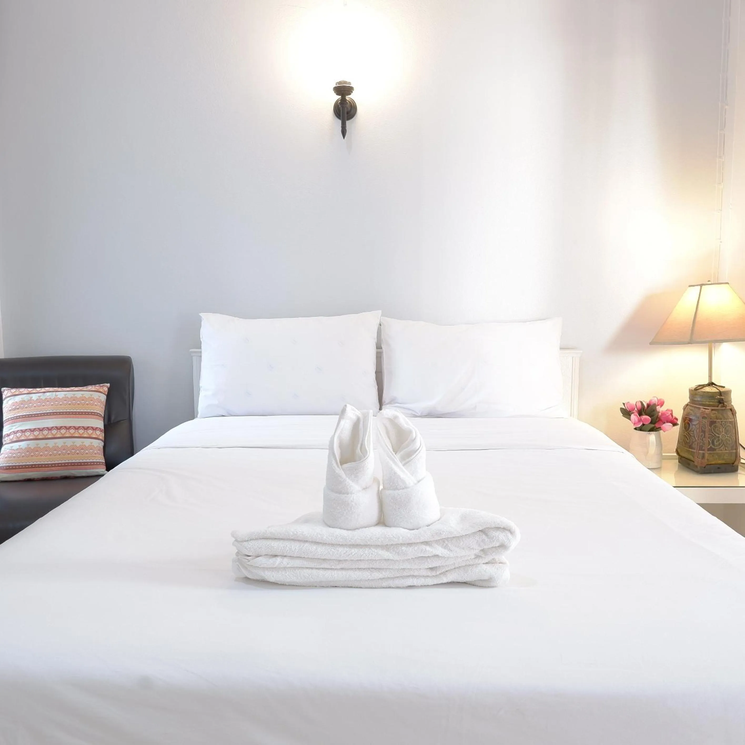 Bed in Shan Boutique hotel