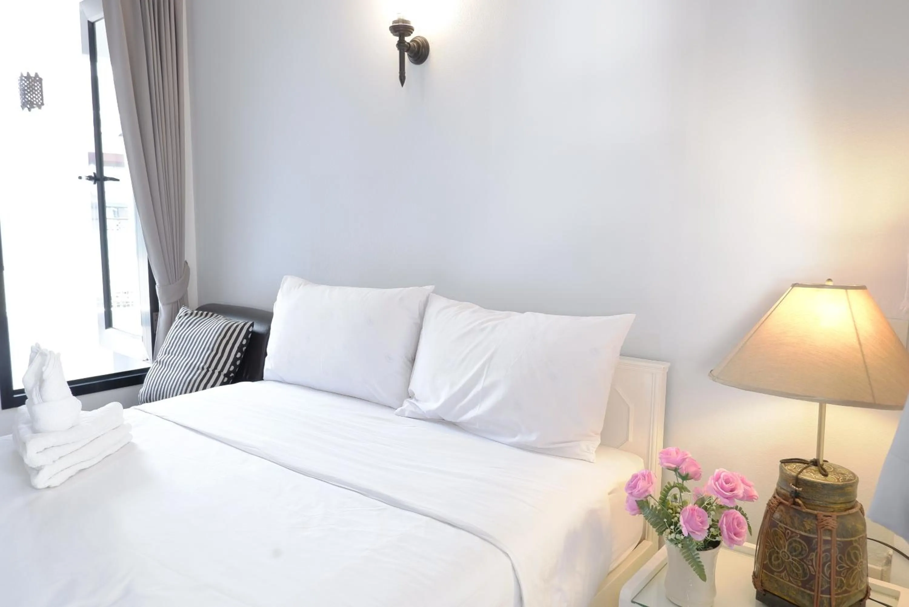 Bed in Shan Boutique hotel