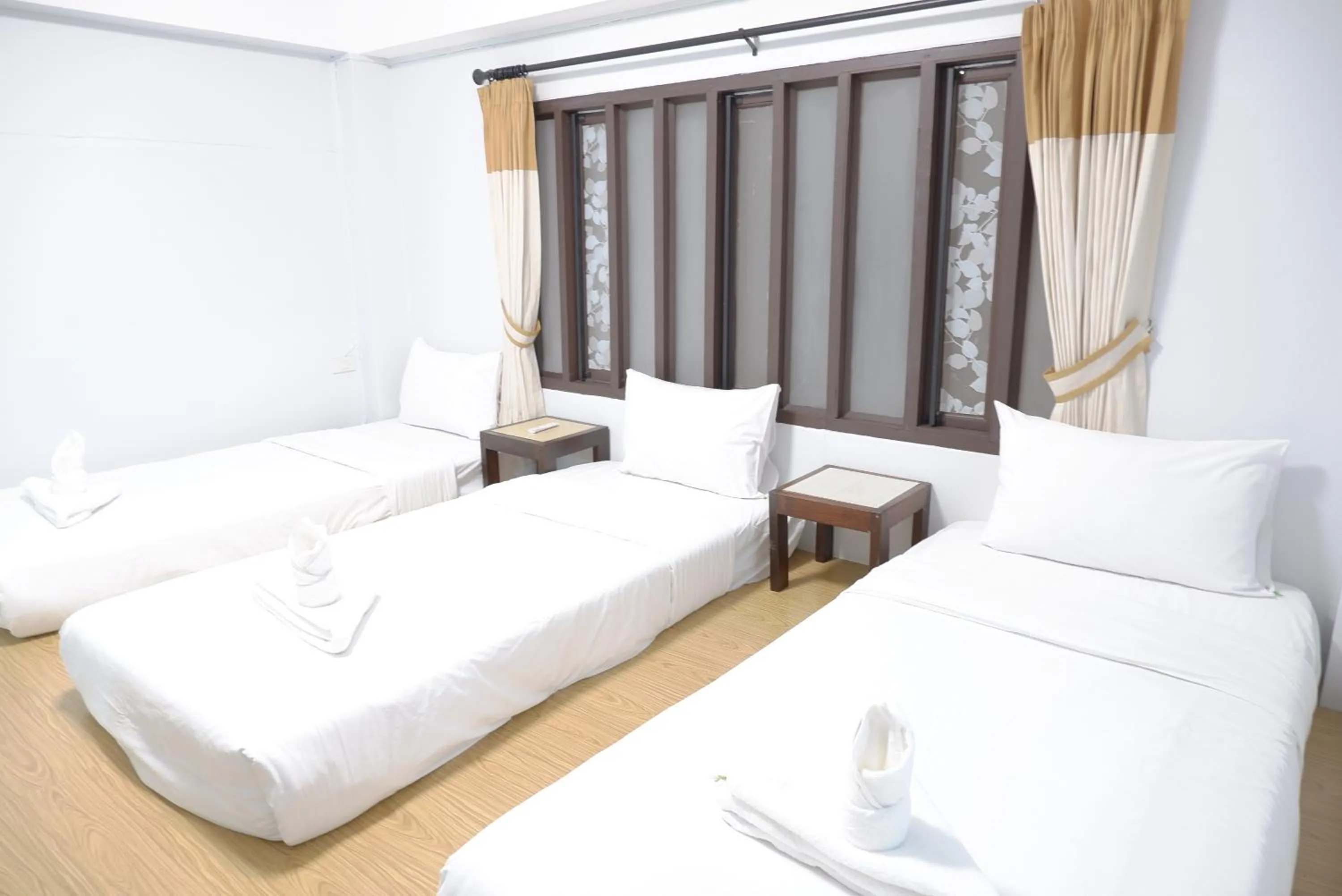 Bed in Shan Boutique hotel