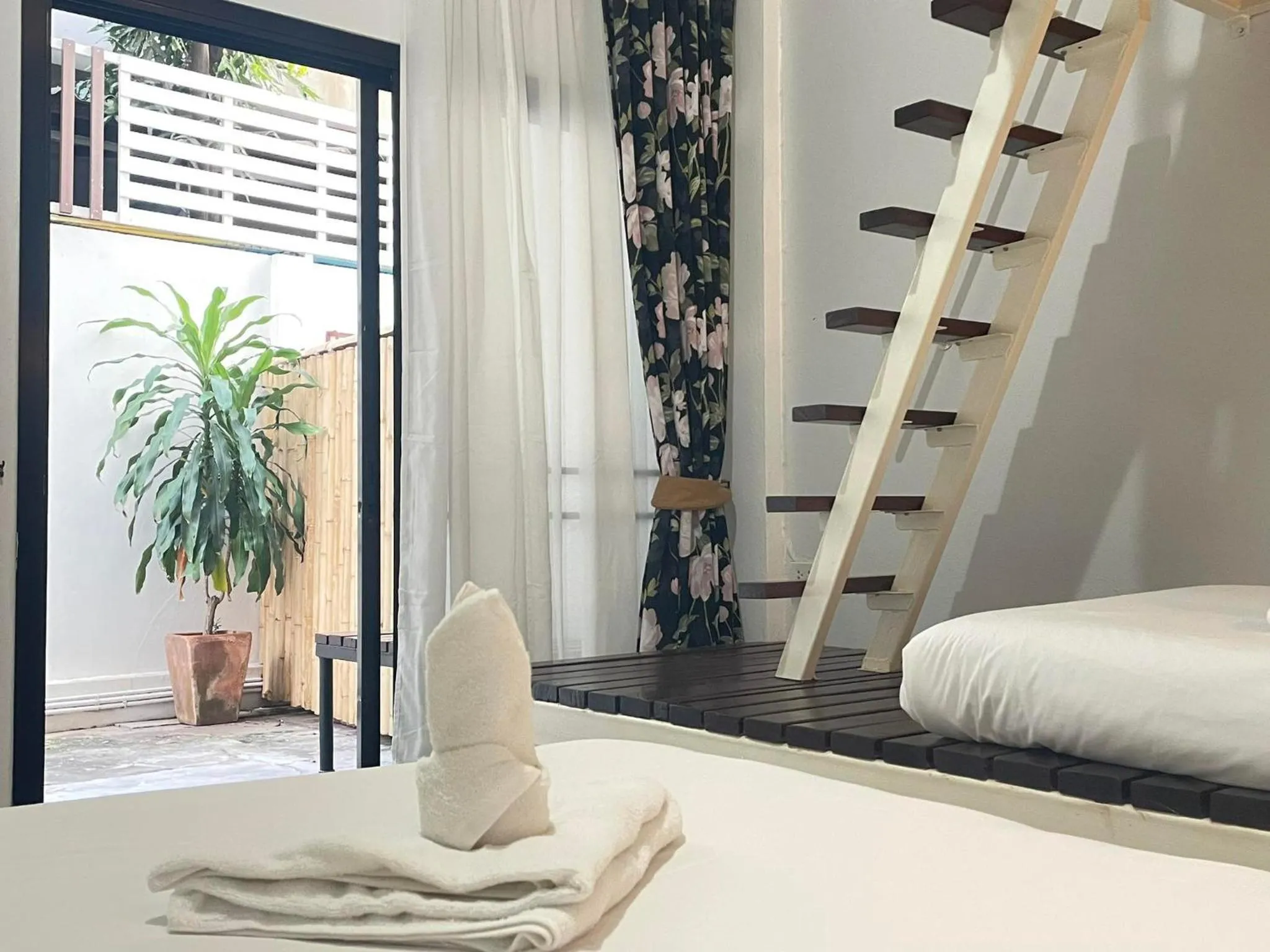 Bed in Shan Boutique hotel