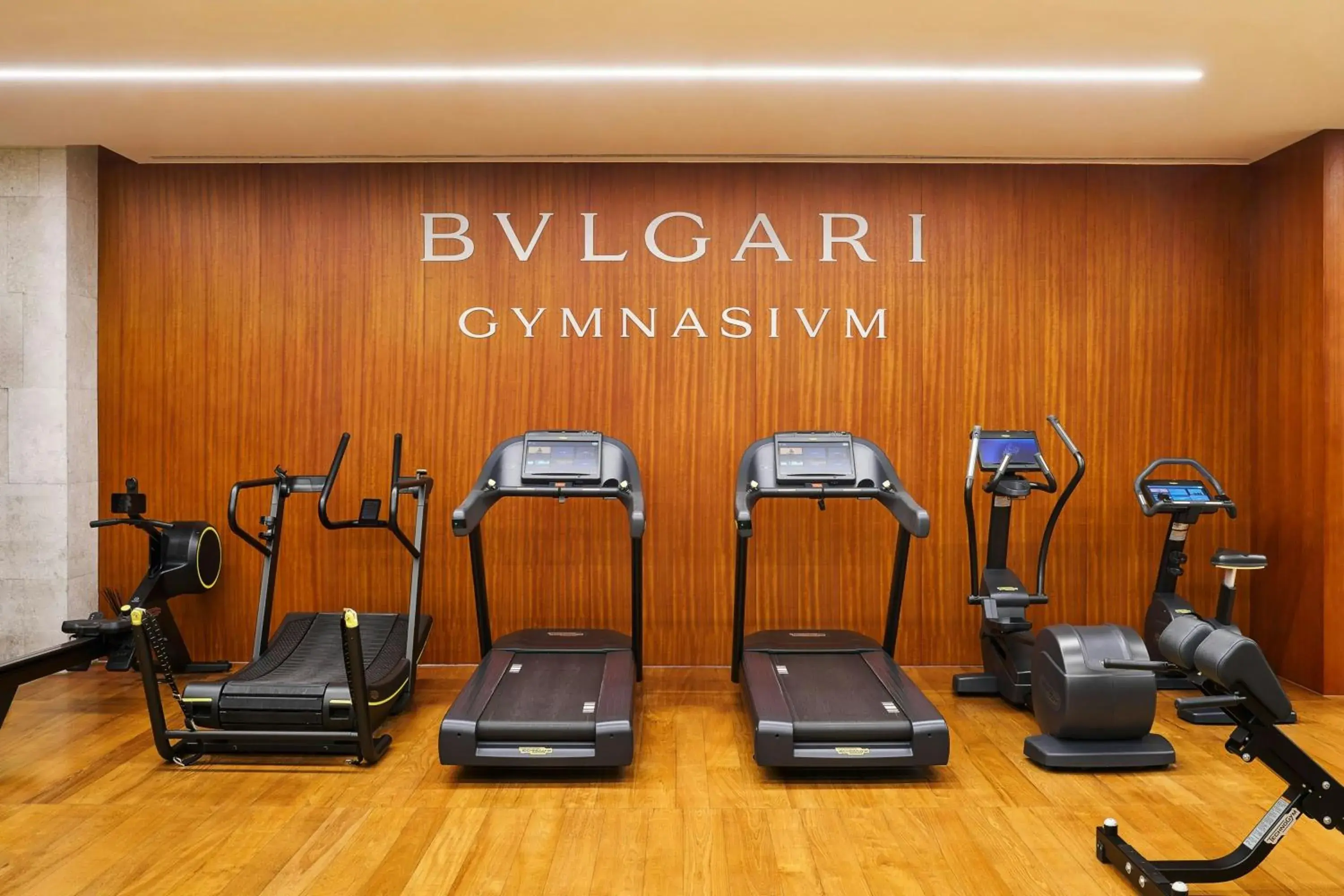 Fitness centre/facilities in Bulgari Hotel Shanghai Fitness centre/facilities in Bulgari Hotel Shanghai