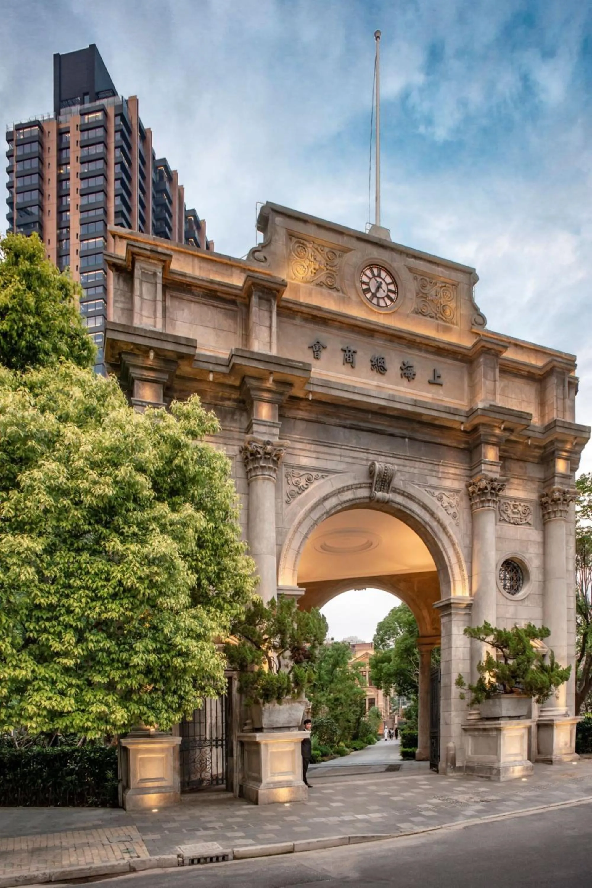 Property building in Bulgari Hotel Shanghai