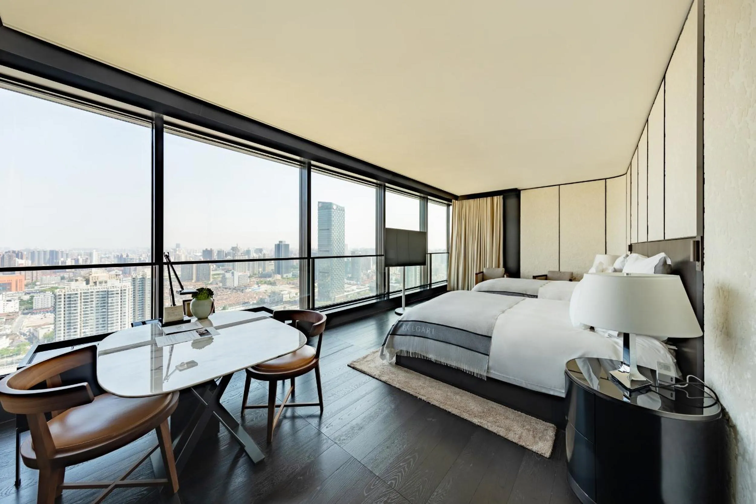 Bedroom, Bed in Bulgari Hotel Shanghai