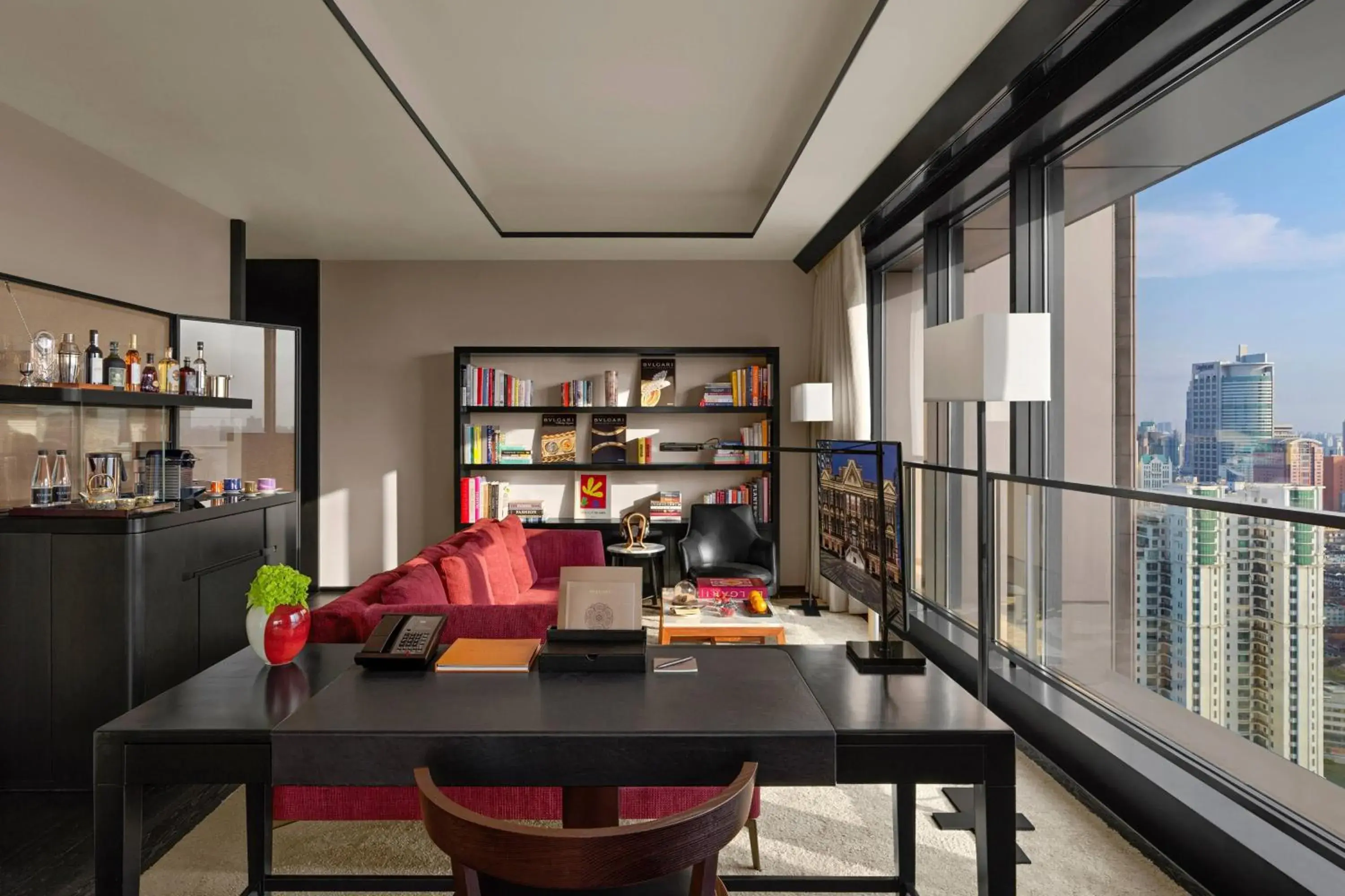 Superior City View Suite in Bulgari Hotel Shanghai Superior City View Suite in Bulgari Hotel Shanghai