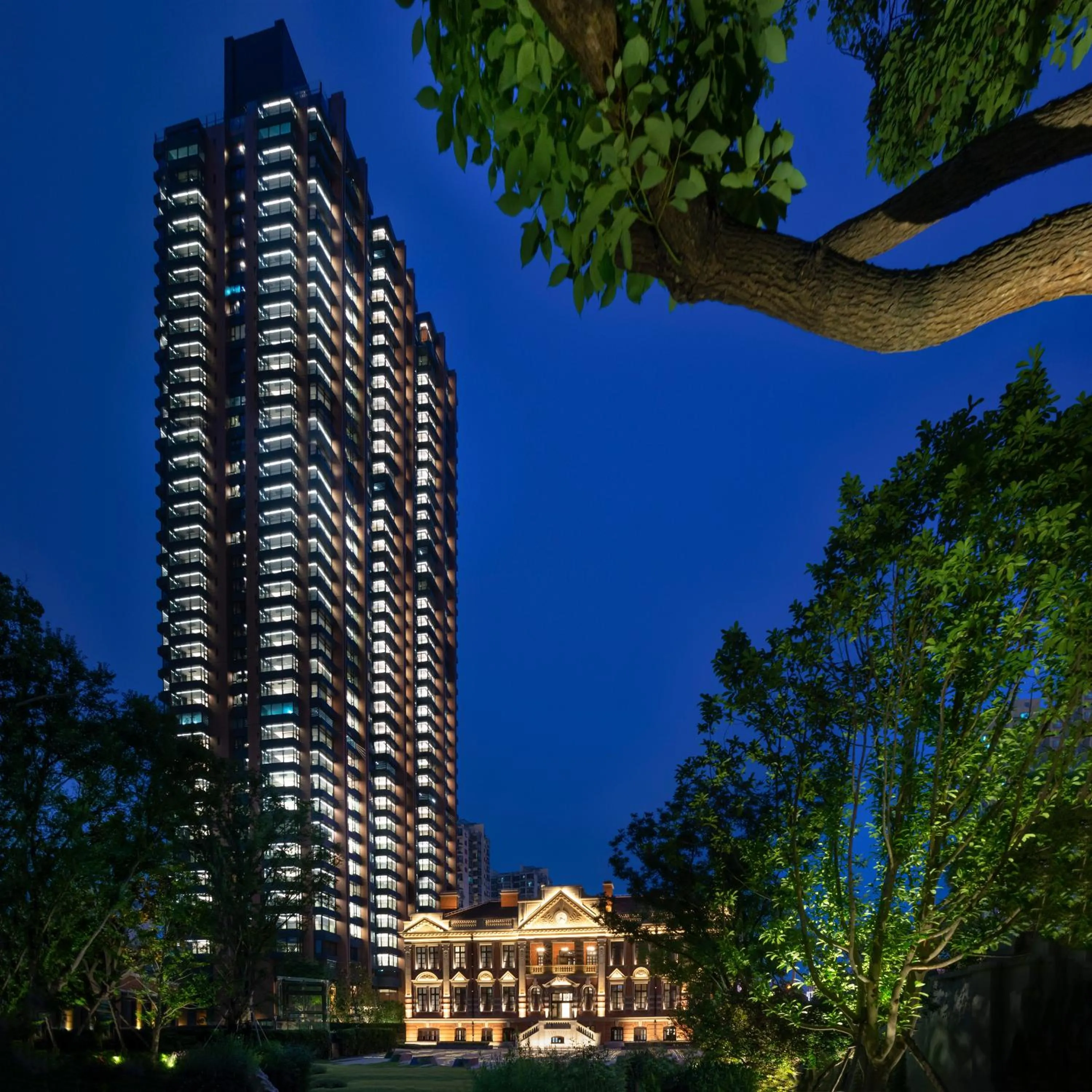 Property building in Bulgari Hotel Shanghai