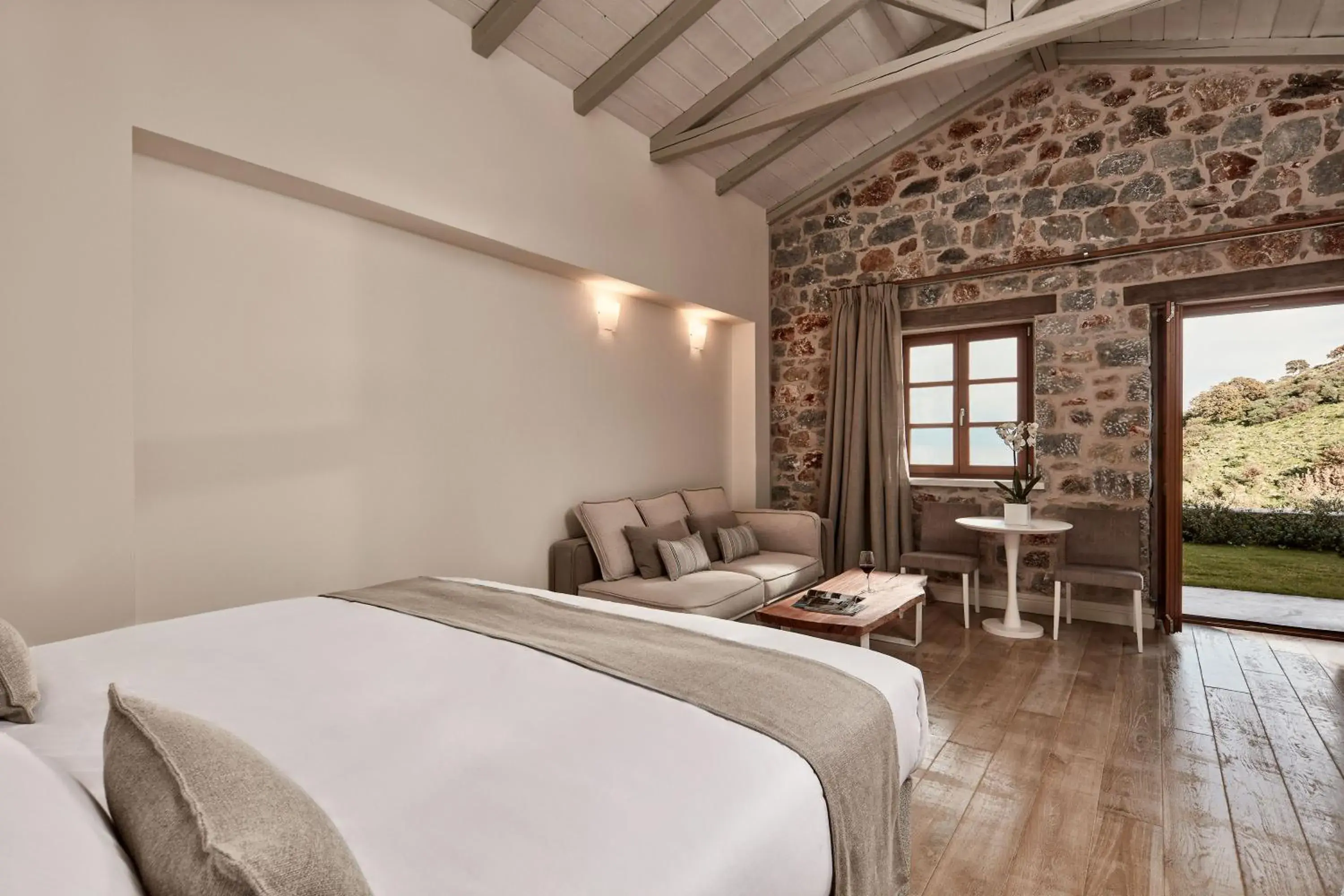 Sea view, Bed in 100 Rizes Seaside Resort- Small Luxury Hotels of the World Sea view, Bed in 100 Rizes Seaside Resort- Small Luxury Hotels of the World