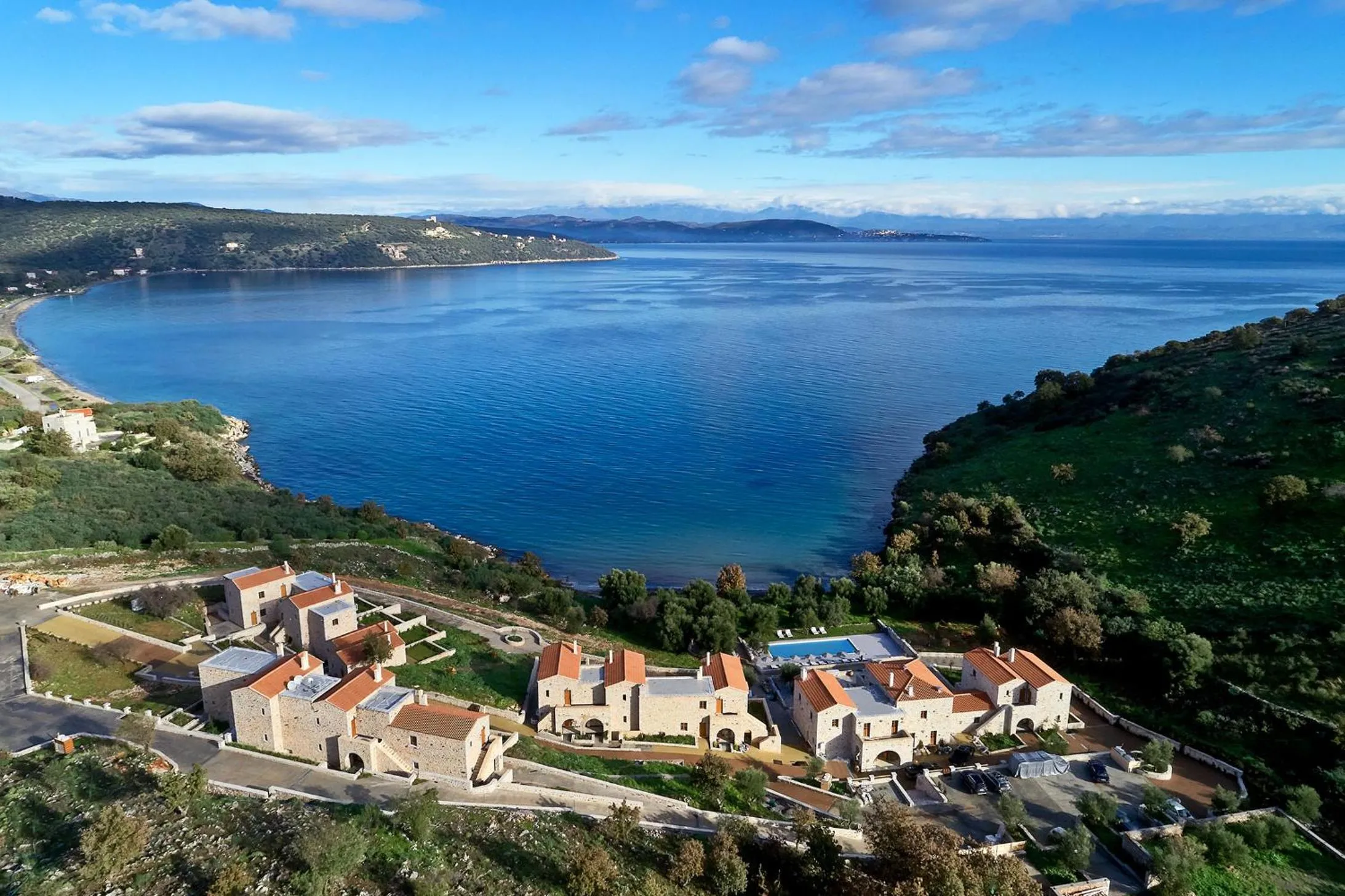 Bird's eye view in 100 Rizes Seaside Resort- Small Luxury Hotels of the World