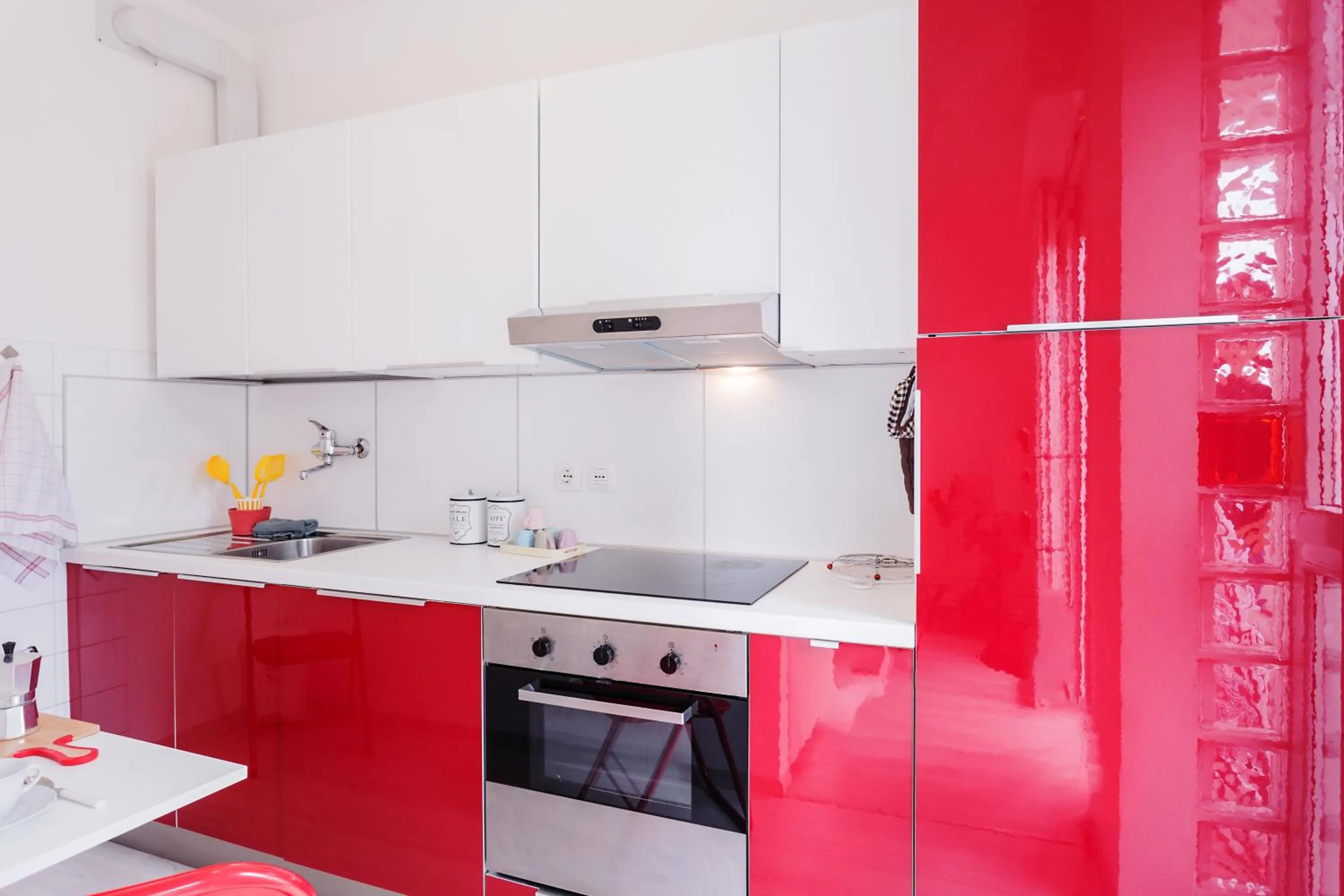 Kitchen or kitchenette in GuestHost - Bilocale Via Forni