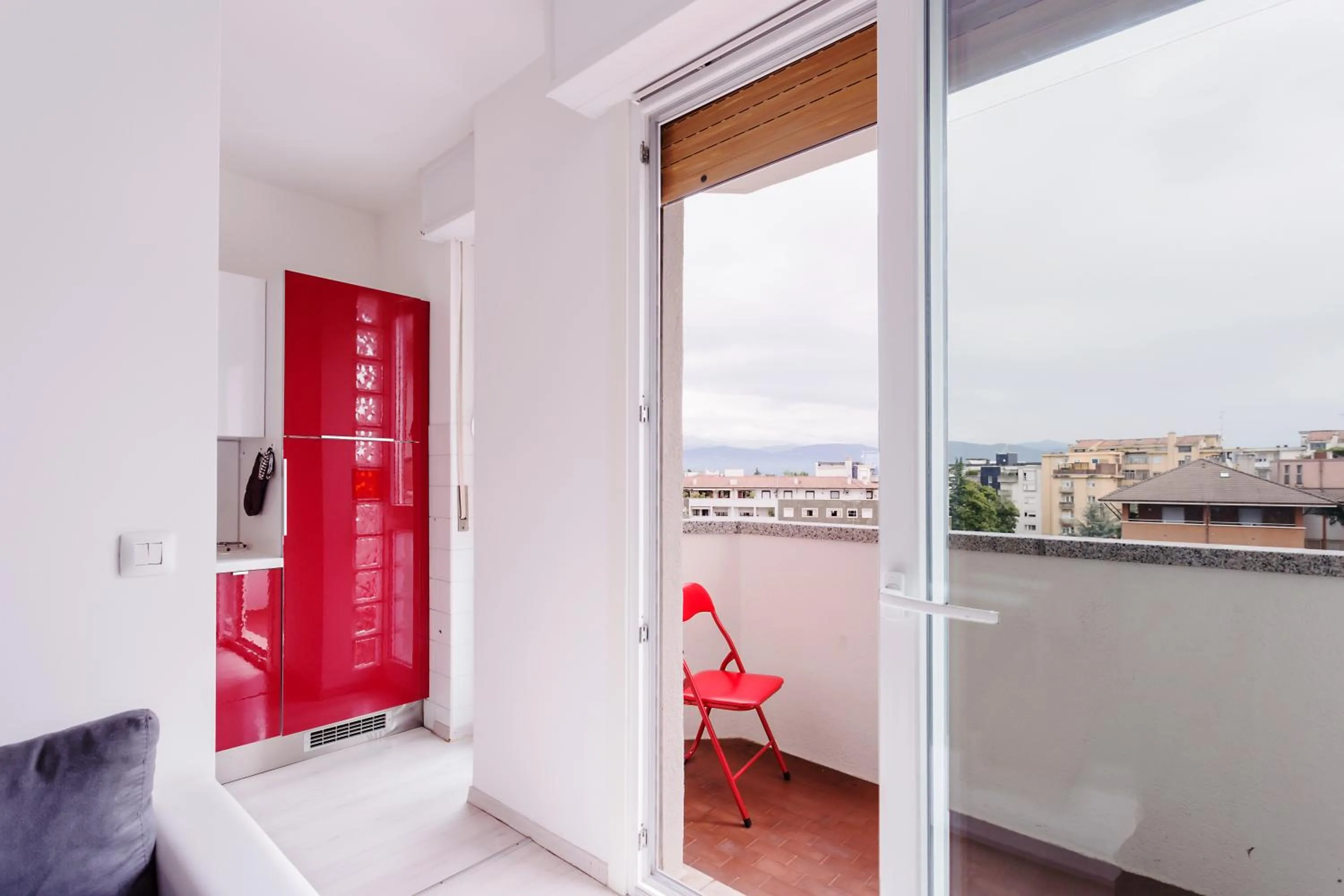 Balcony/Terrace in GuestHost - Bilocale Via Forni