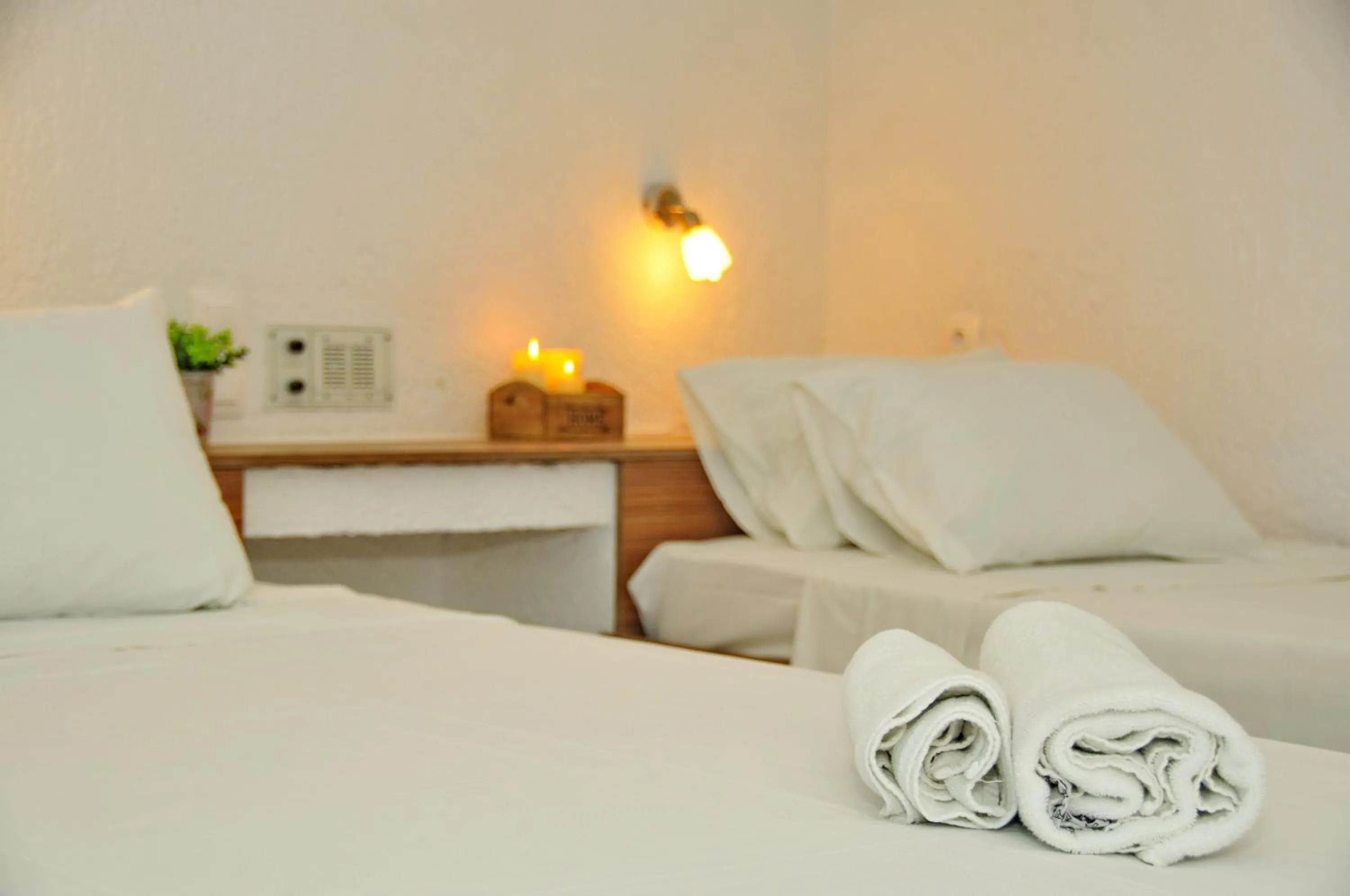 Bed in Cleopatra Apartments