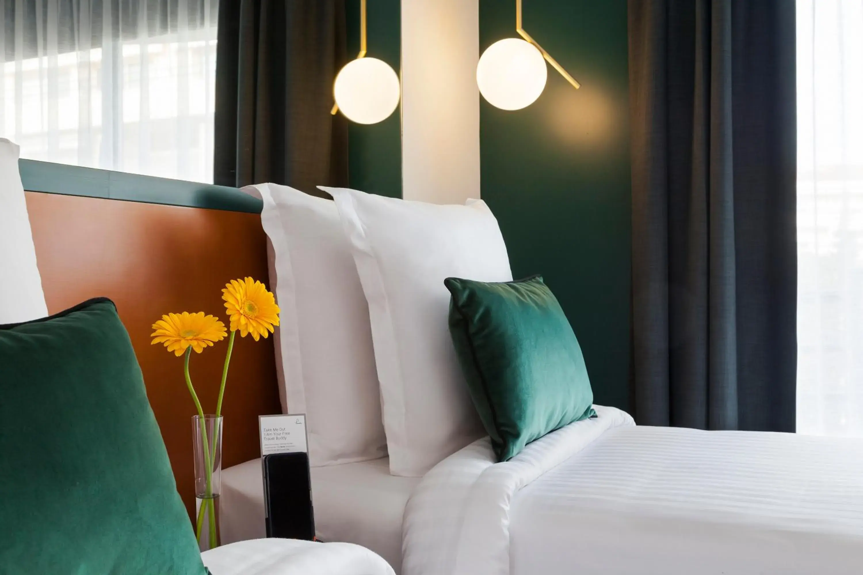 Bedroom, Bed in Nehô Suites Cannes Croisette Bedroom, Bed in Nehô Suites Cannes Croisette