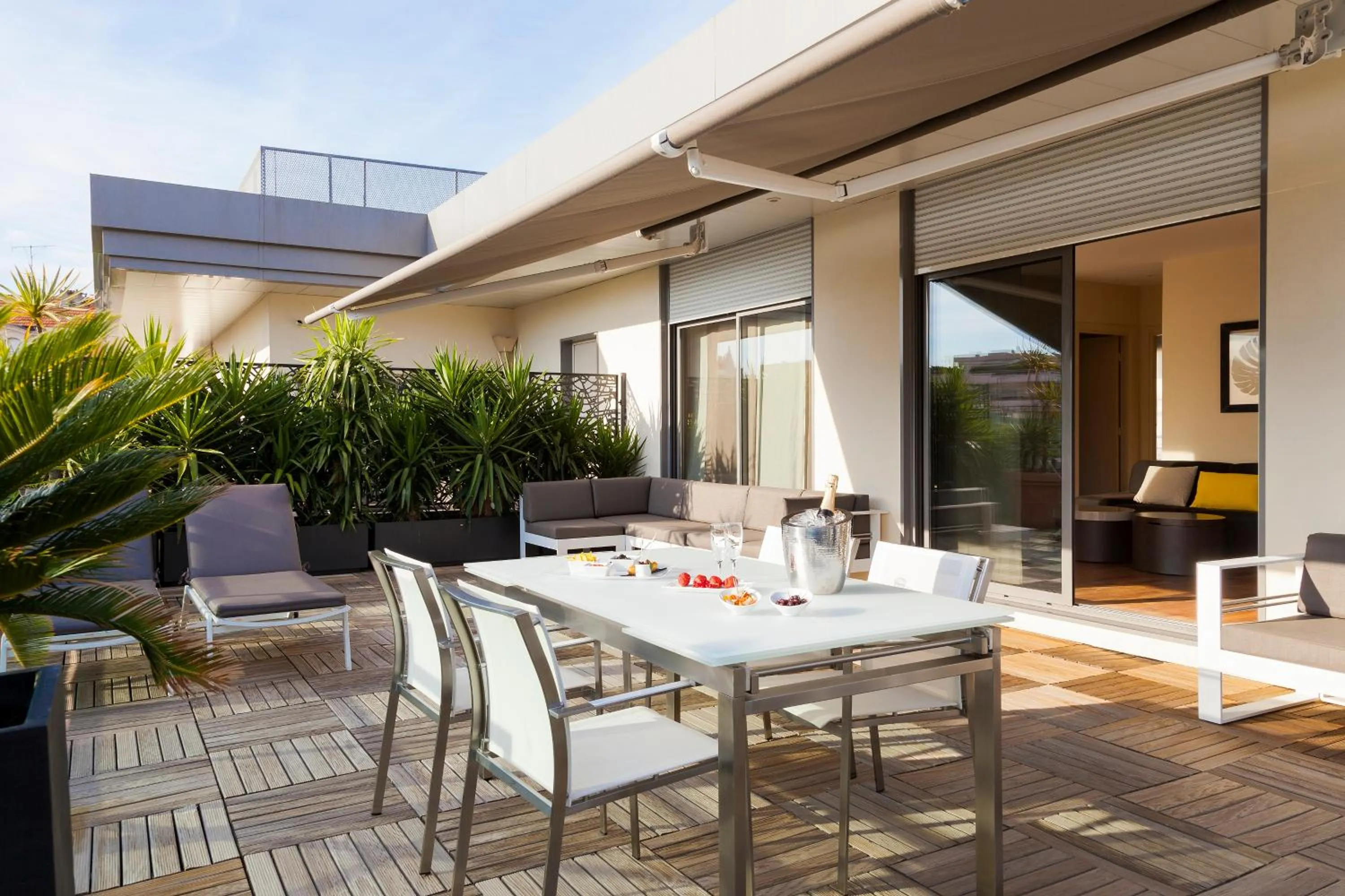 Balcony/Terrace in Nehô Suites Cannes Croisette