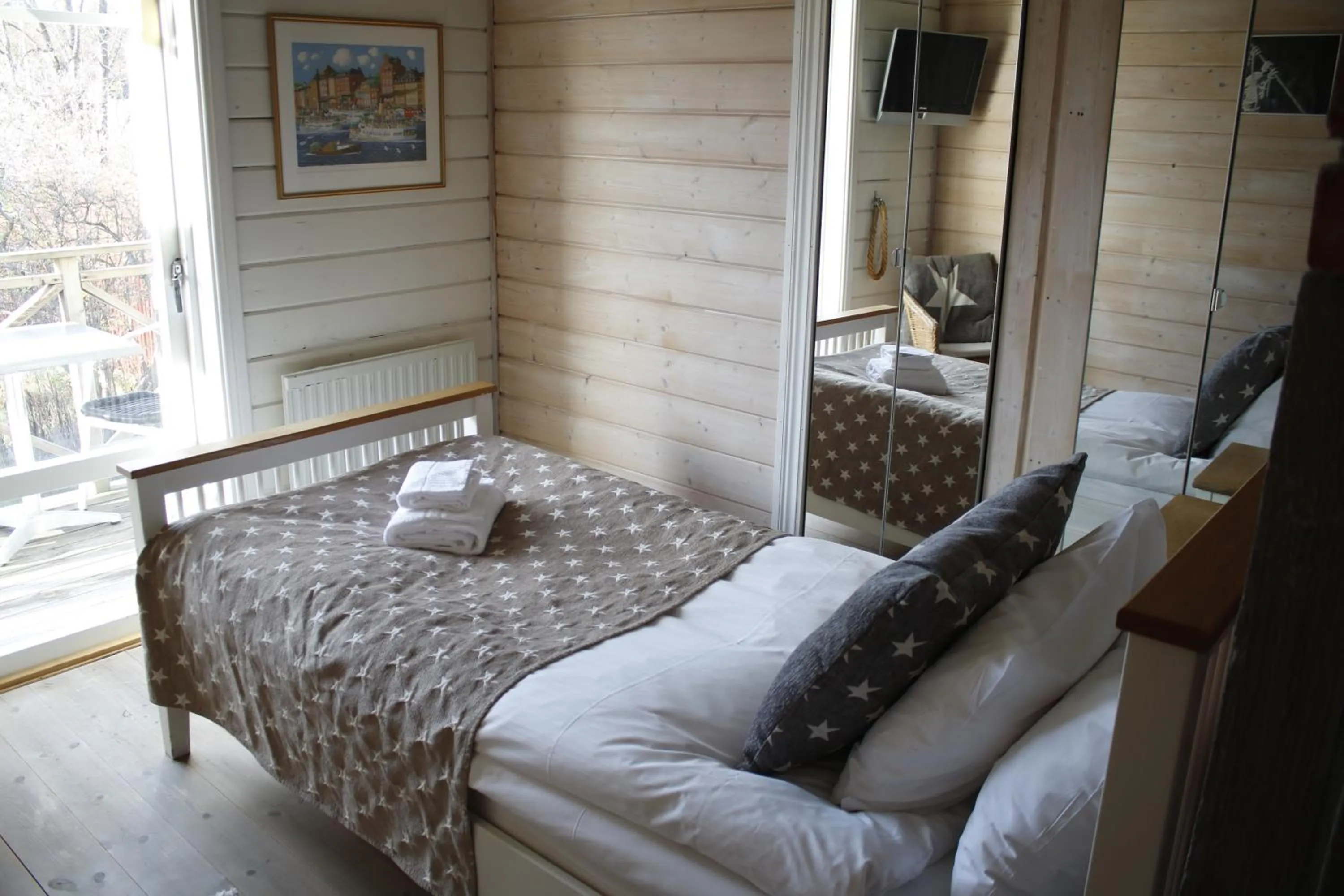 Bed in Hotel Pensionat Granparken