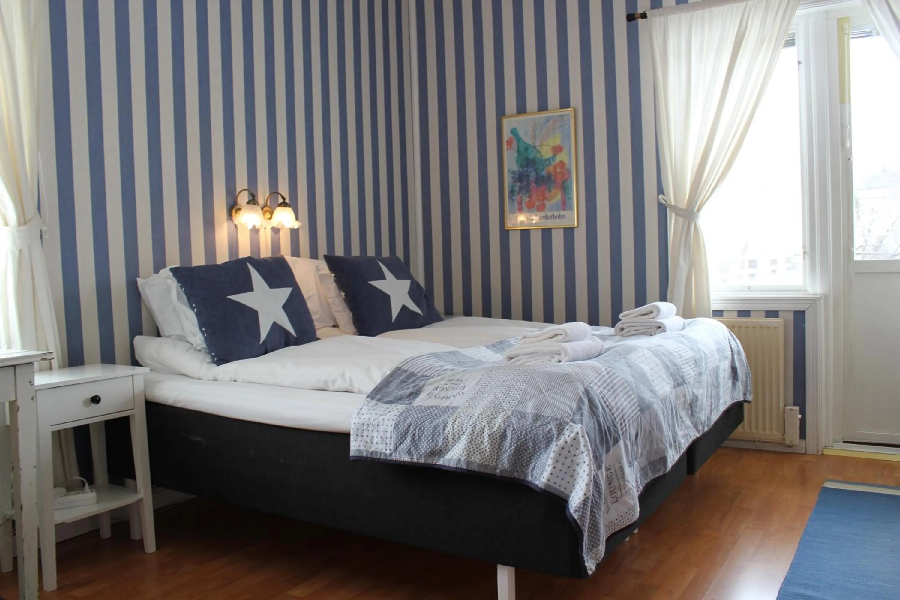 Bed in Hotel Pensionat Granparken