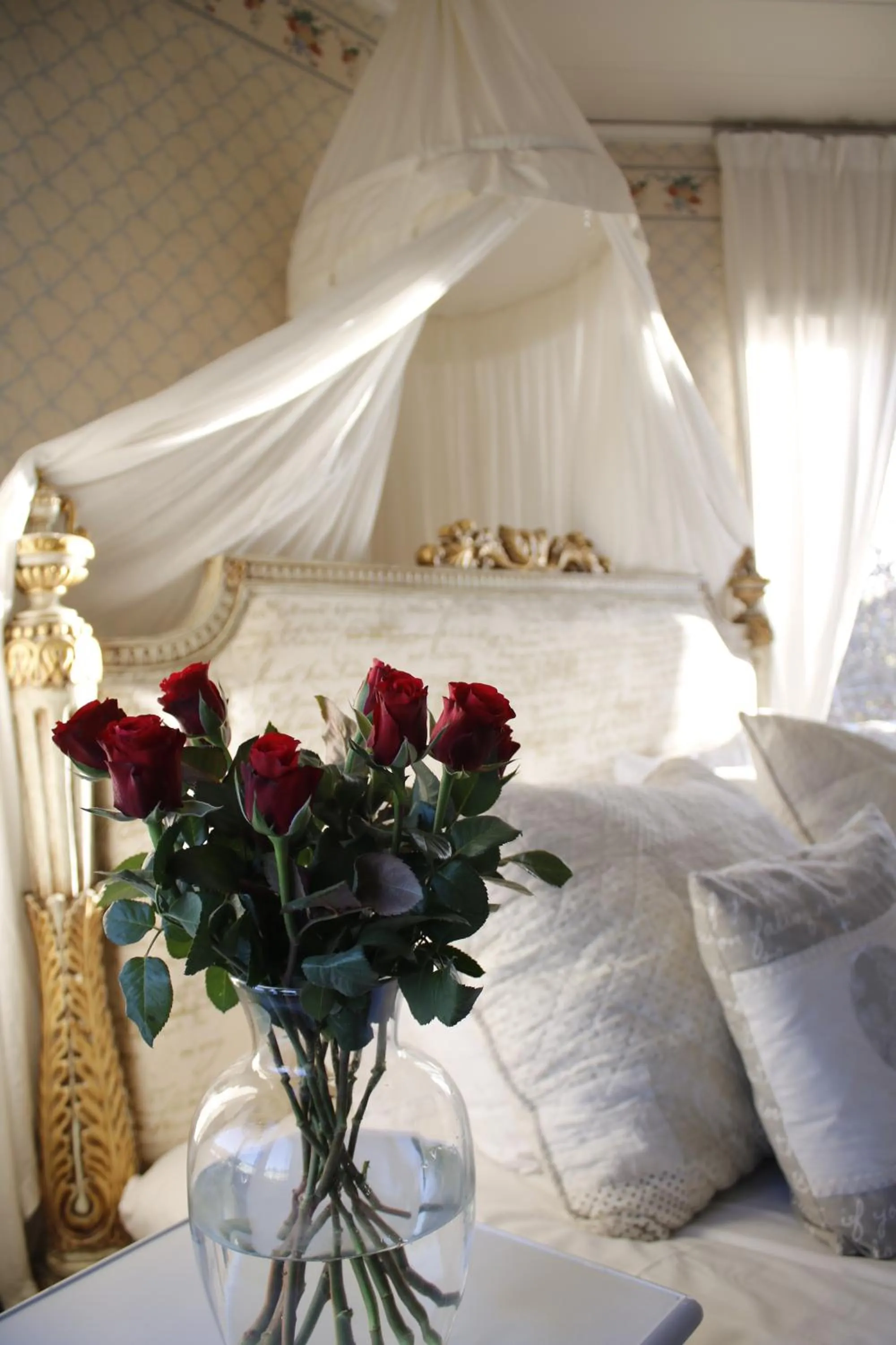 Decorative detail, Bed in Hotel Pensionat Granparken