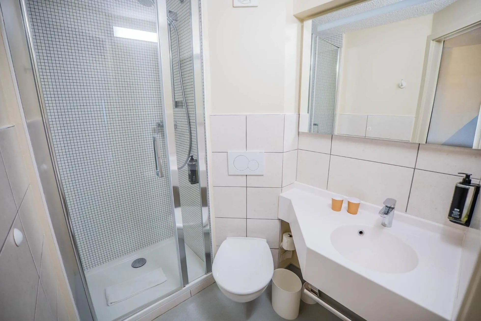 Bathroom in ibis budget Metz Sud