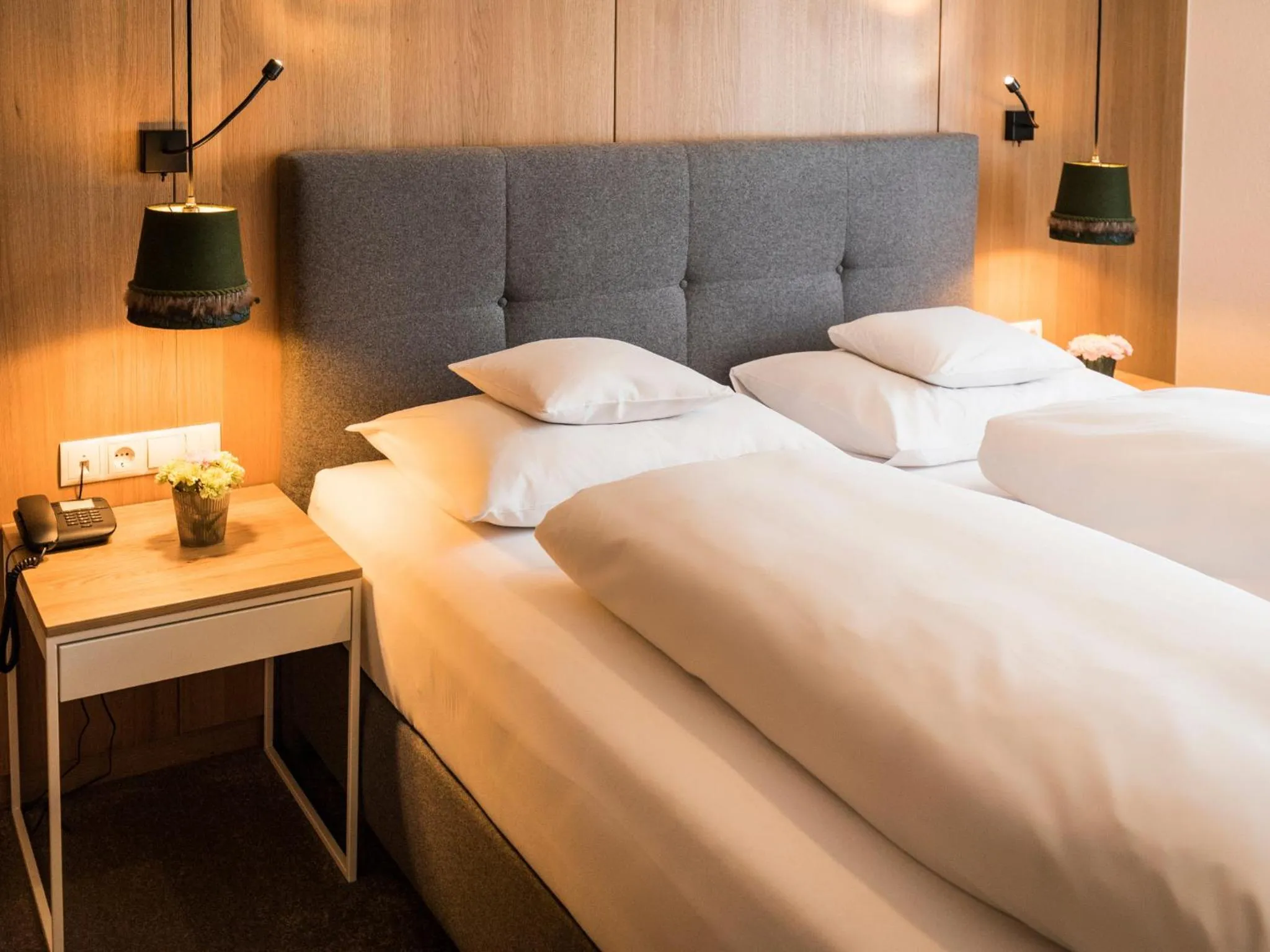 Bed in Hotel Hirlanda