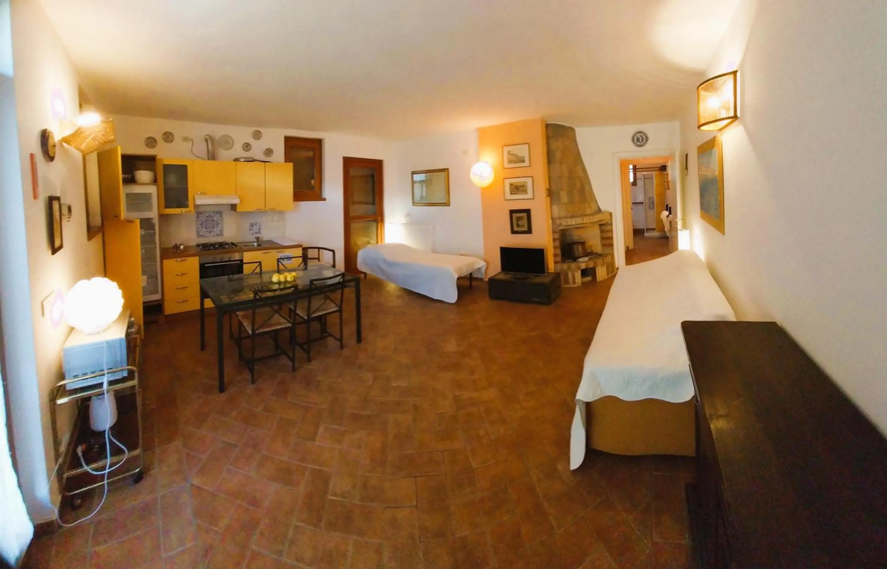 Living room, Bed in Villadina Farm