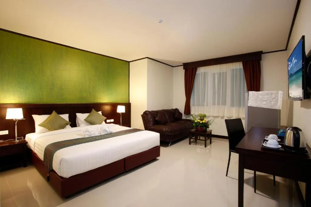 Bed in Orchid Resortel