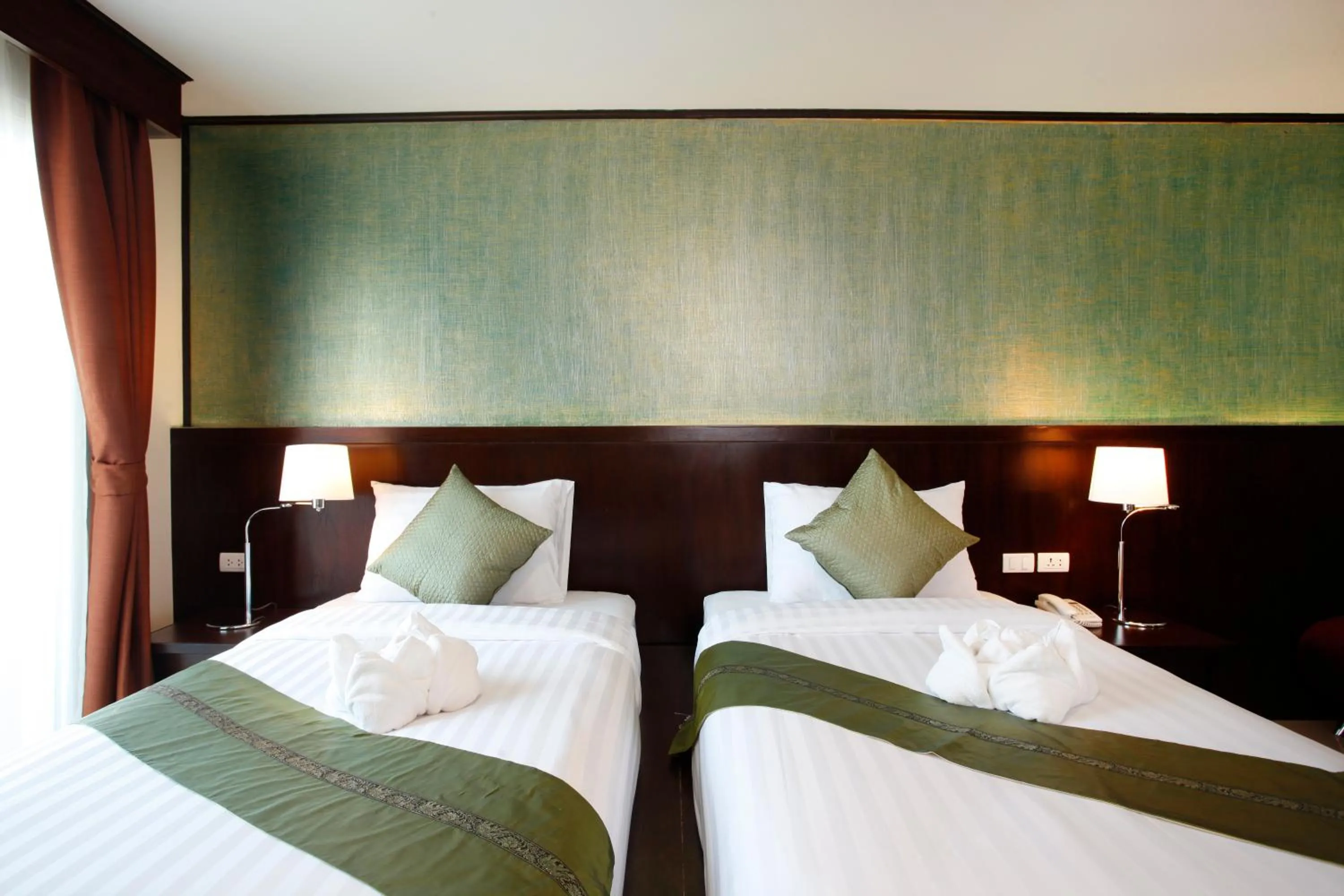 Bed in Orchid Resortel