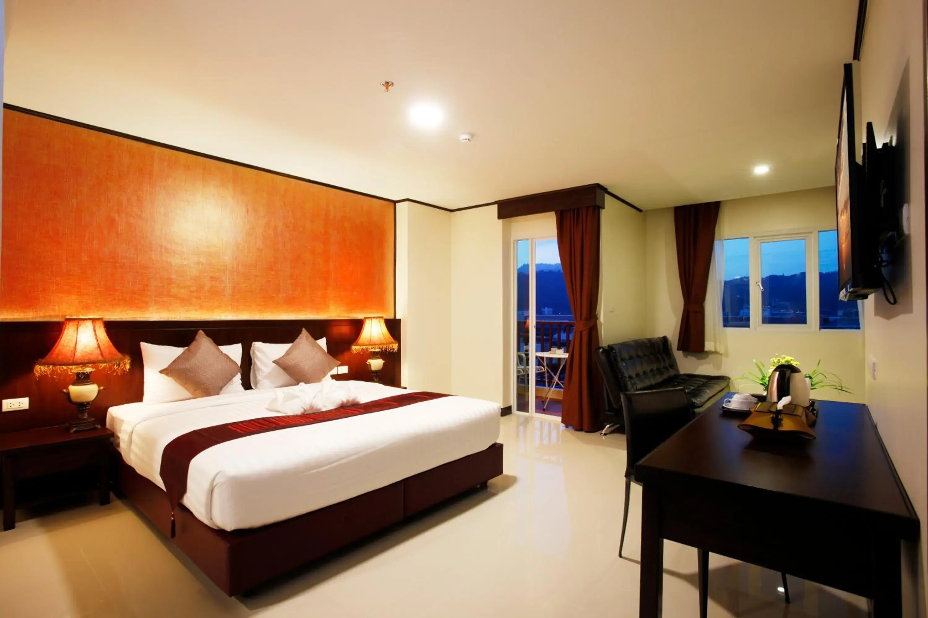 Bedroom, Bed in Orchid Resortel Bedroom, Bed in Orchid Resortel