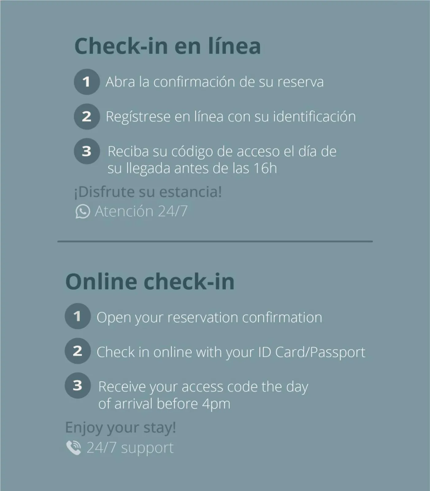 Text overlay in Hostal Pichorradicas