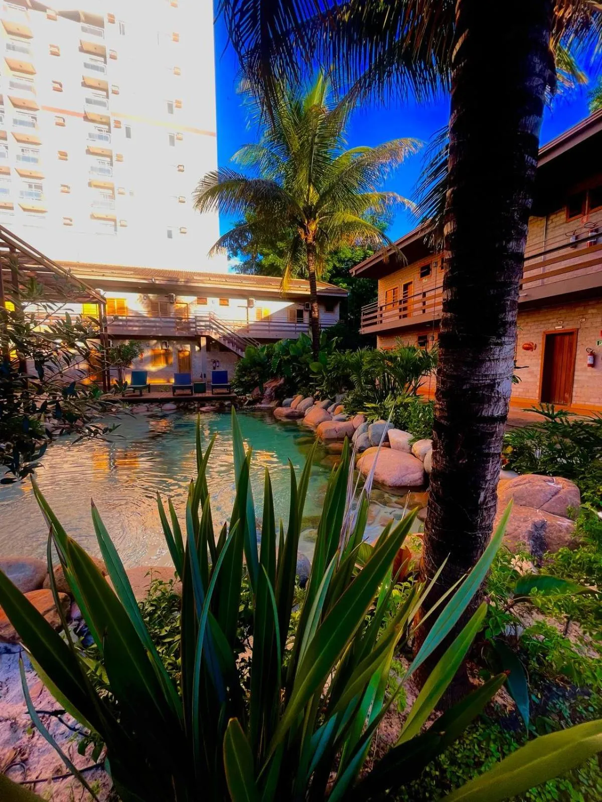 Swimming pool in Hotel Pousada Santa Rita