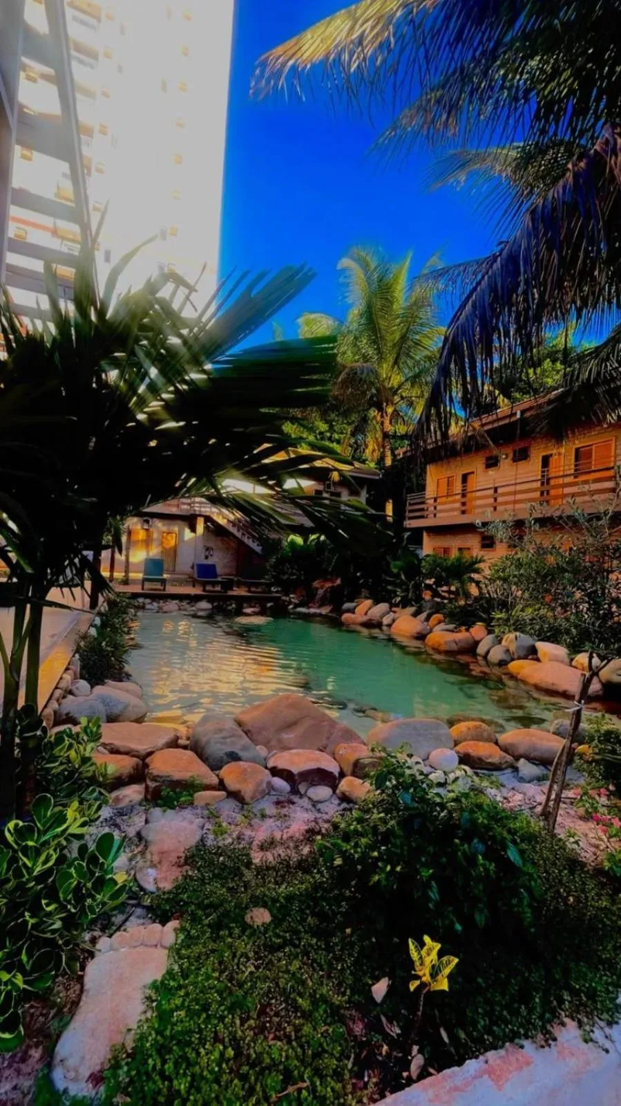 Swimming pool in Hotel Pousada Santa Rita