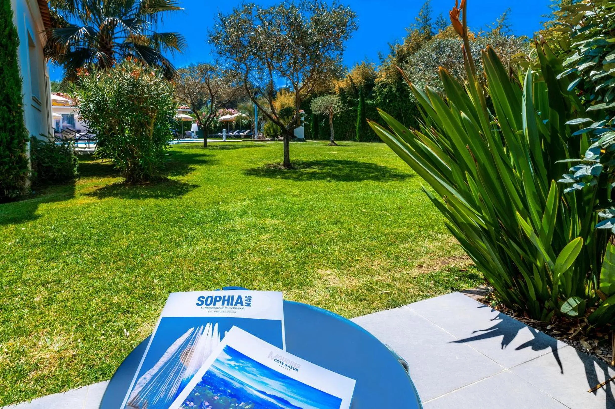 Patio in Hôtel Villa Sophia - ADULTS ONLY JULY AND AUGUST