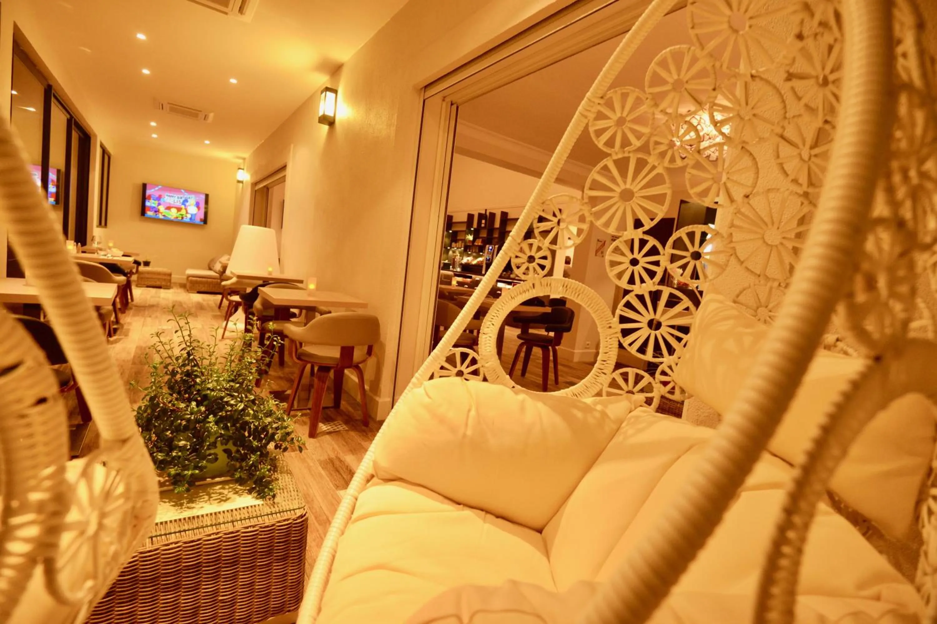 Lounge or bar in Hôtel Villa Sophia - ADULTS ONLY JULY AND AUGUST