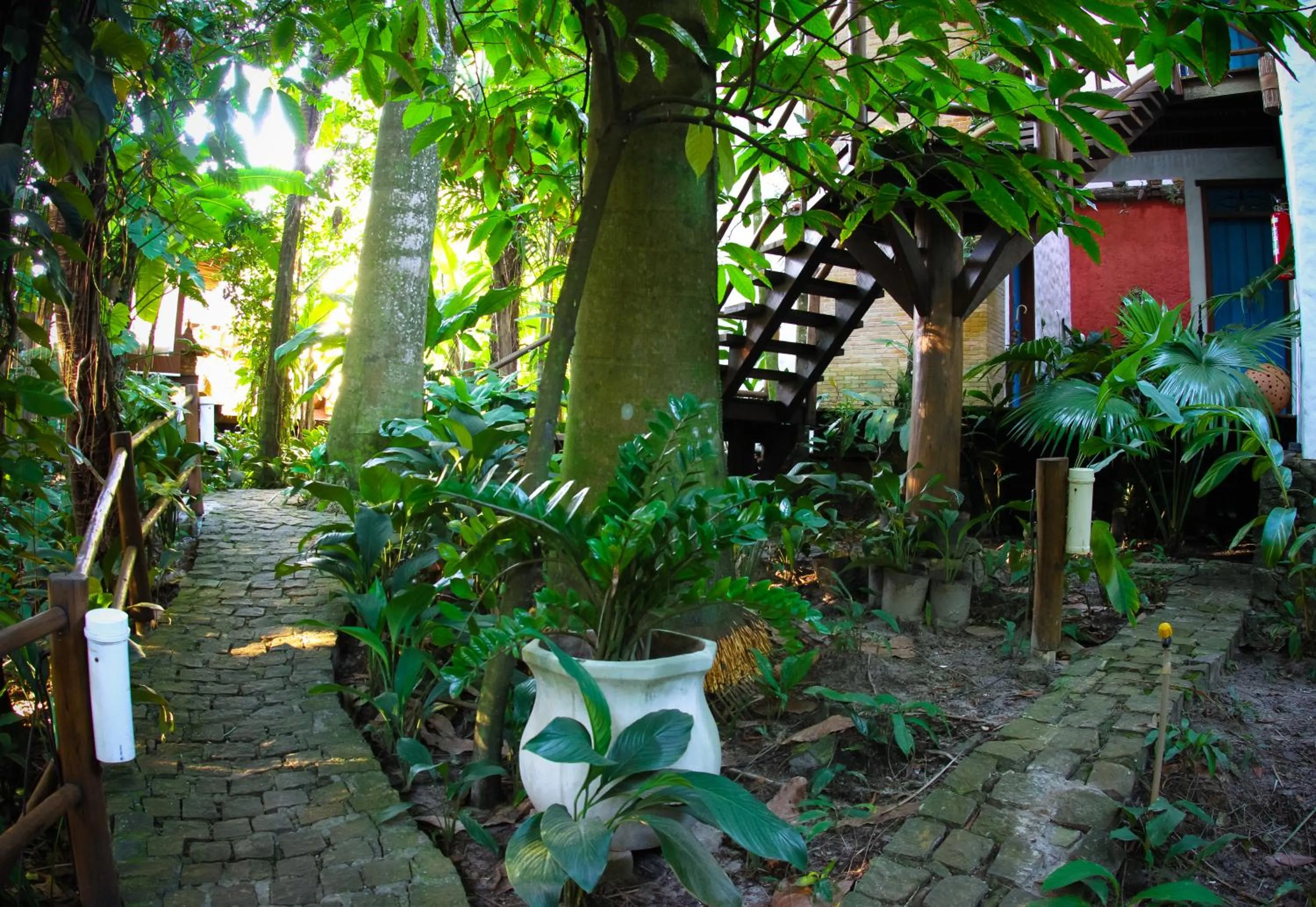 Garden in Pousada Burundanga