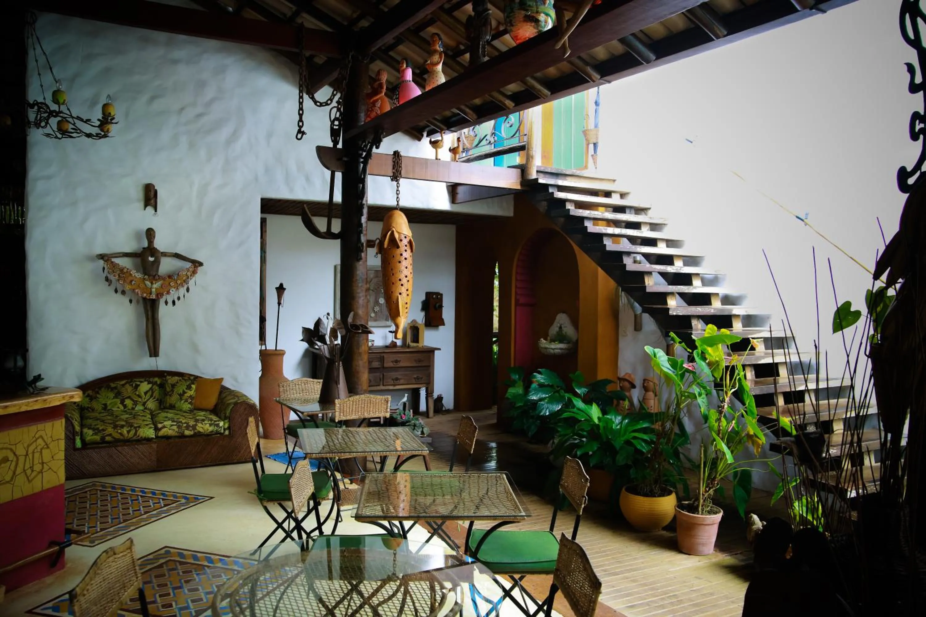 Lobby or reception in Pousada Burundanga